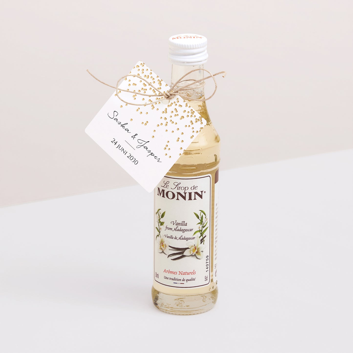 Cadeaulabel Huwelijk Vierkant foto N° 3