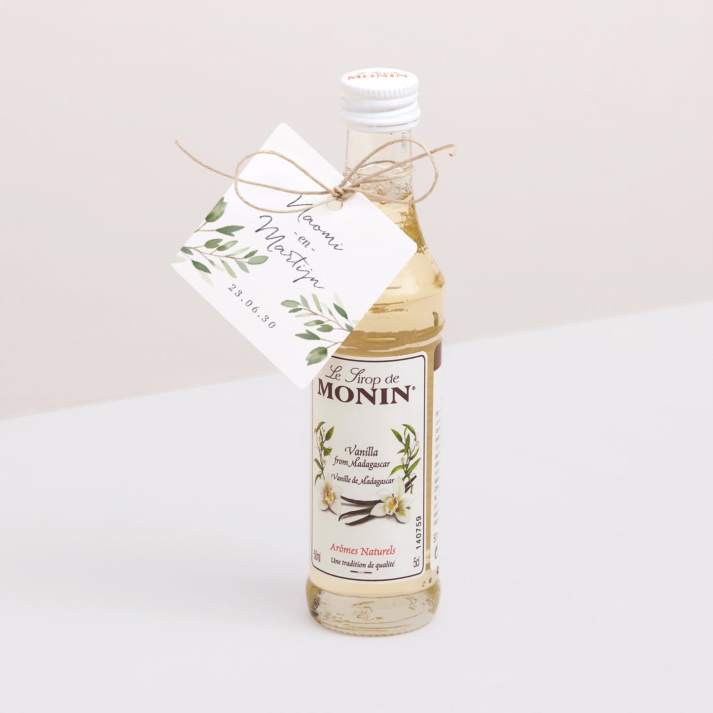 Cadeaulabel Huwelijk Vierkant foto N° 3
