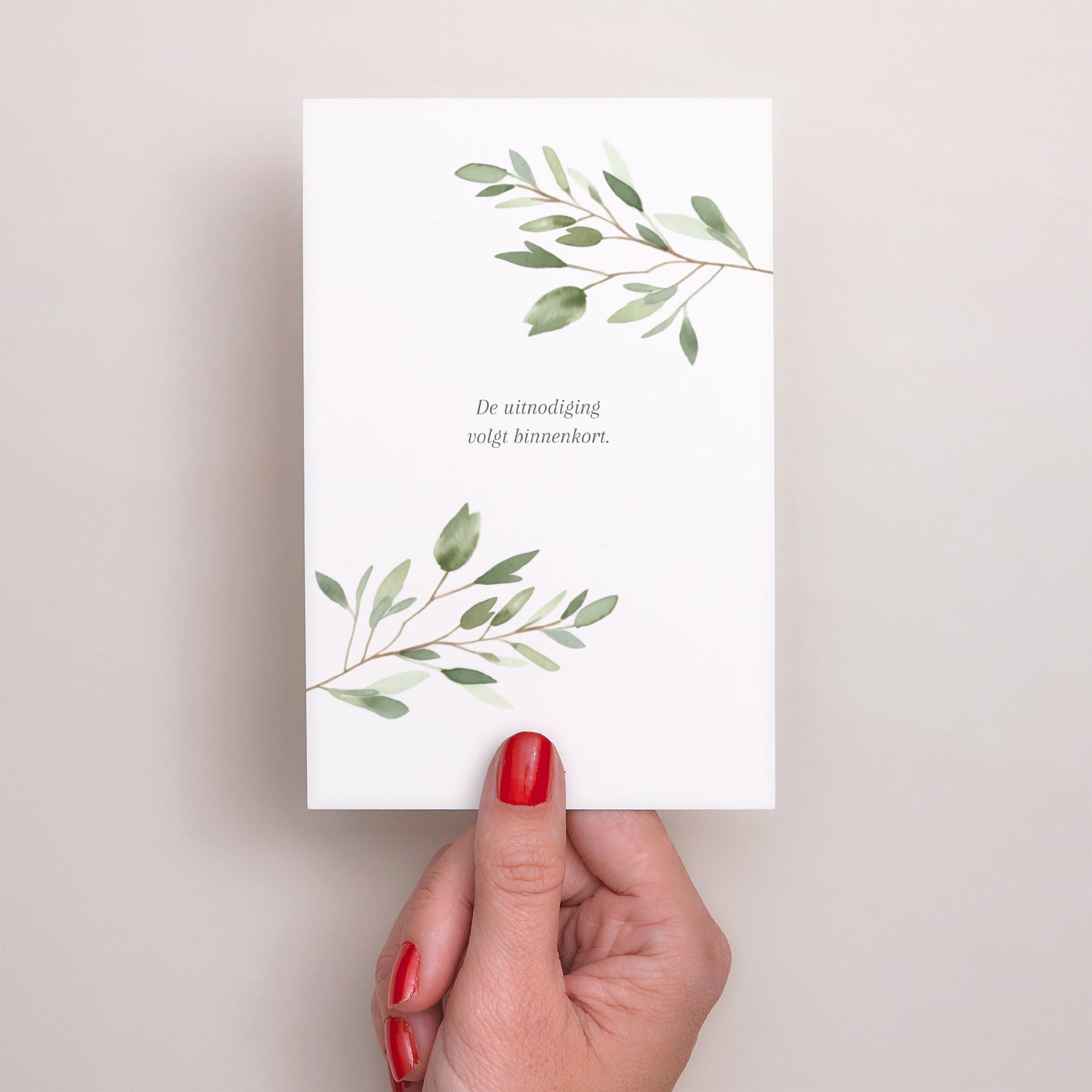 Save the date kaart Huwelijk Portret foto N° 3