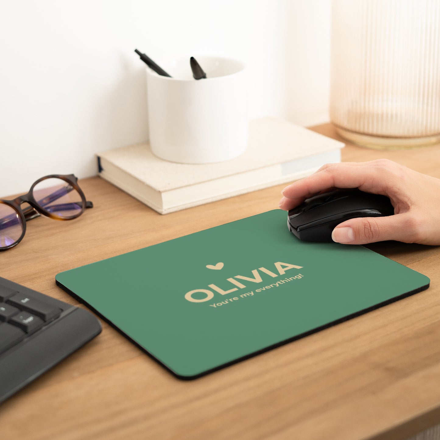 Muismat Objecten Rechthoek Woorden van liefde foto N° 2