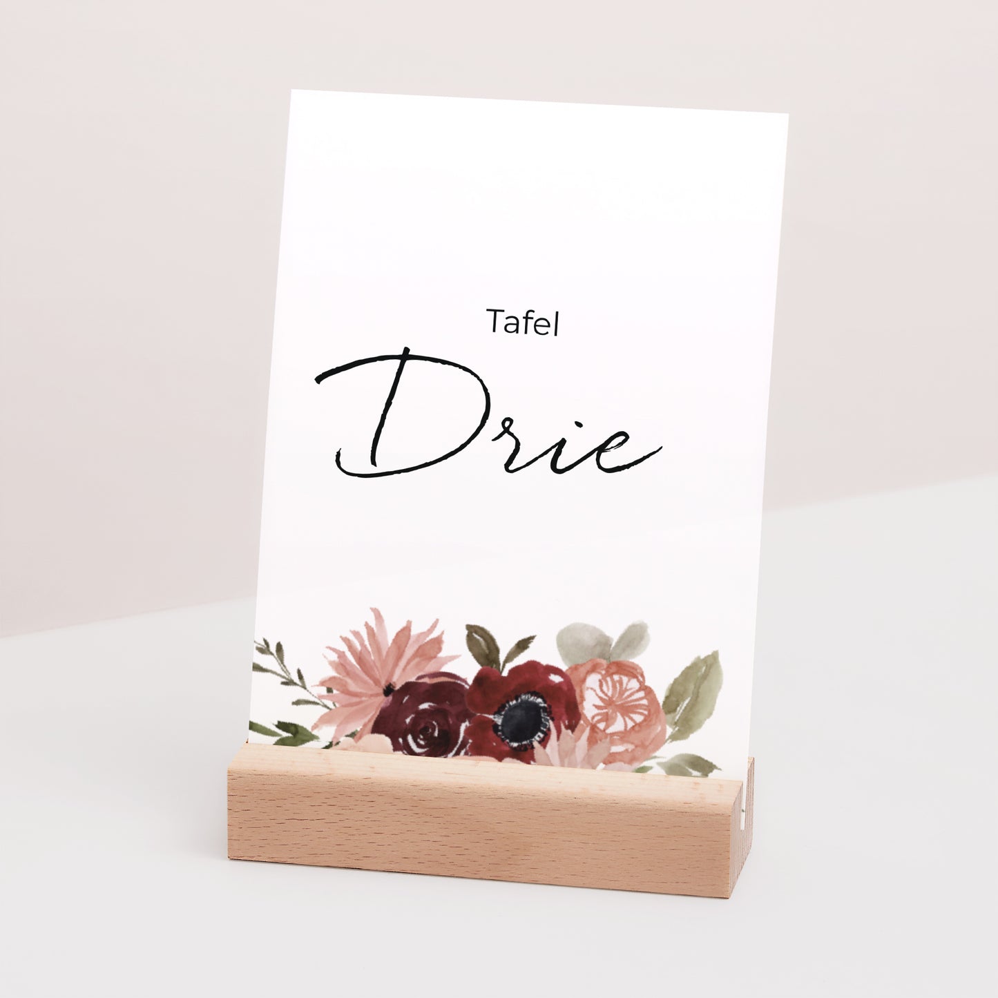 Tafelnummers Huwelijk Rechthoek foto N° 3