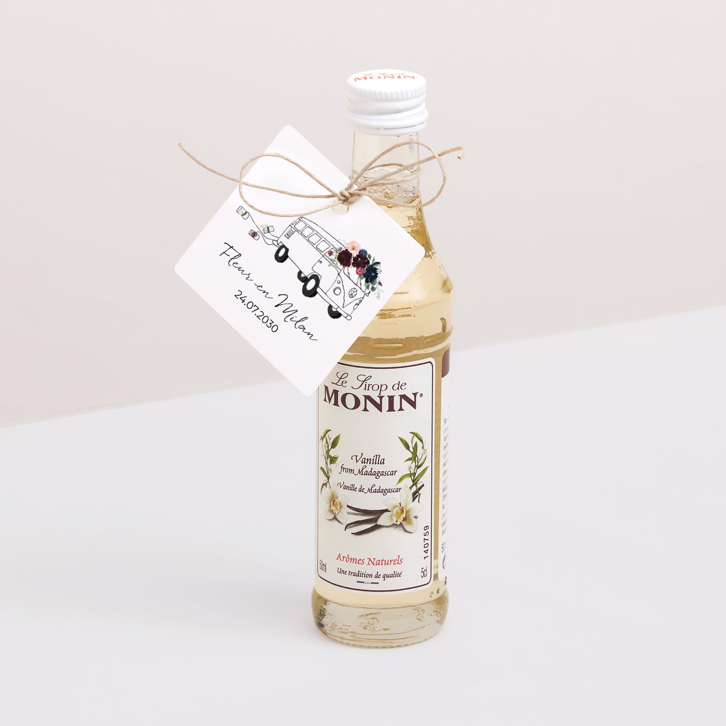 Cadeaulabel Huwelijk Vierkant foto N° 3