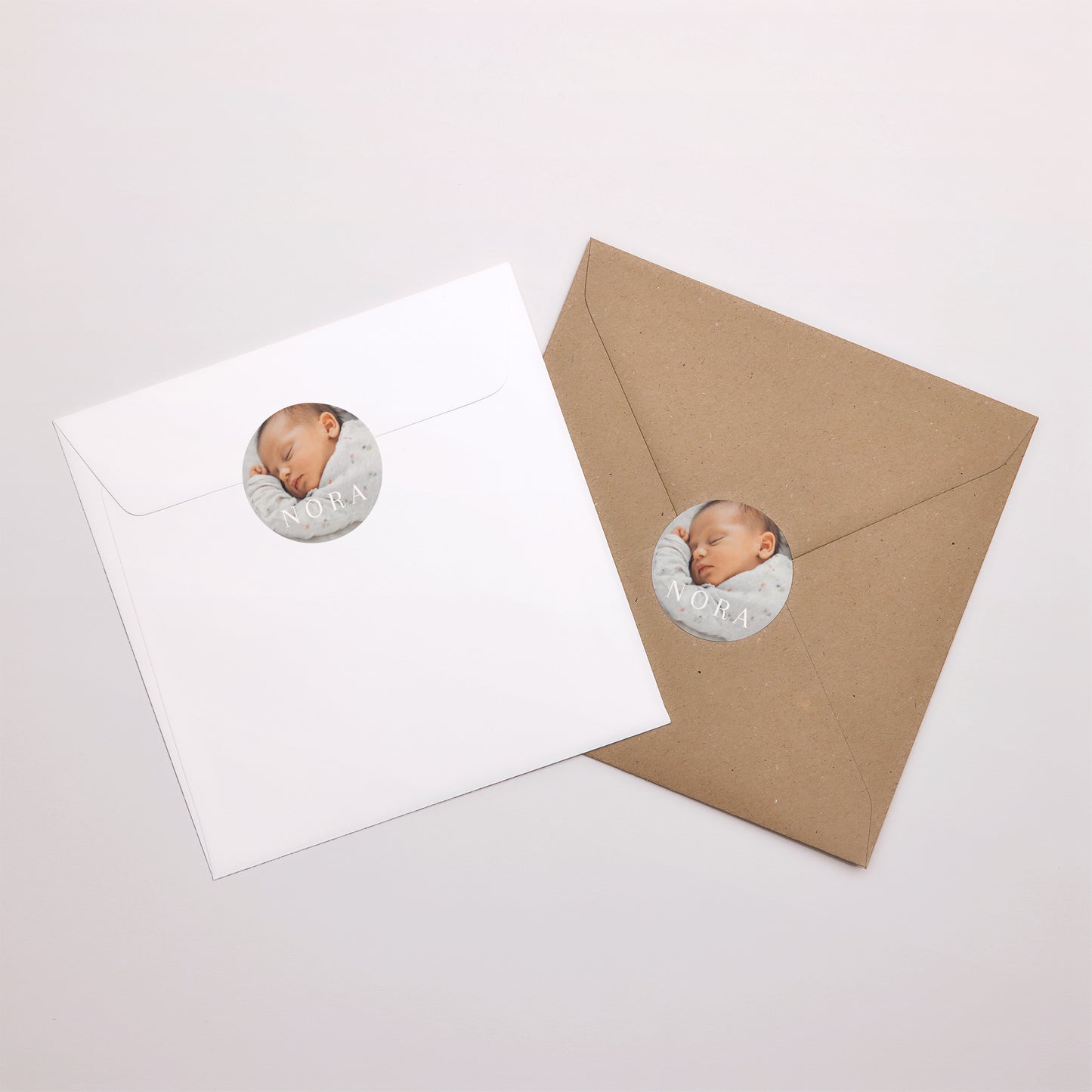 Sticker Geboorte Cirkel een ster is geboren foto N° 3