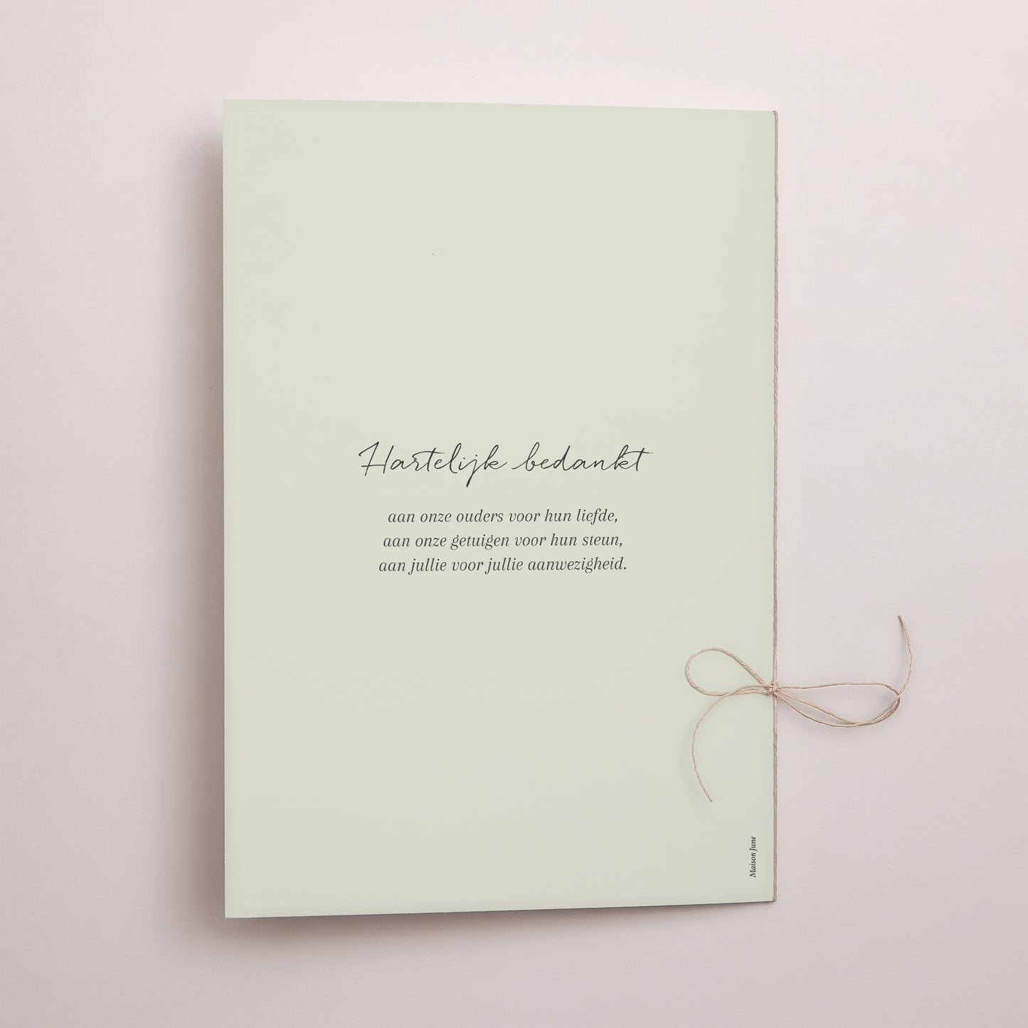 Kerkboekje Huwelijk Dubbele deur Séraline foto N° 3