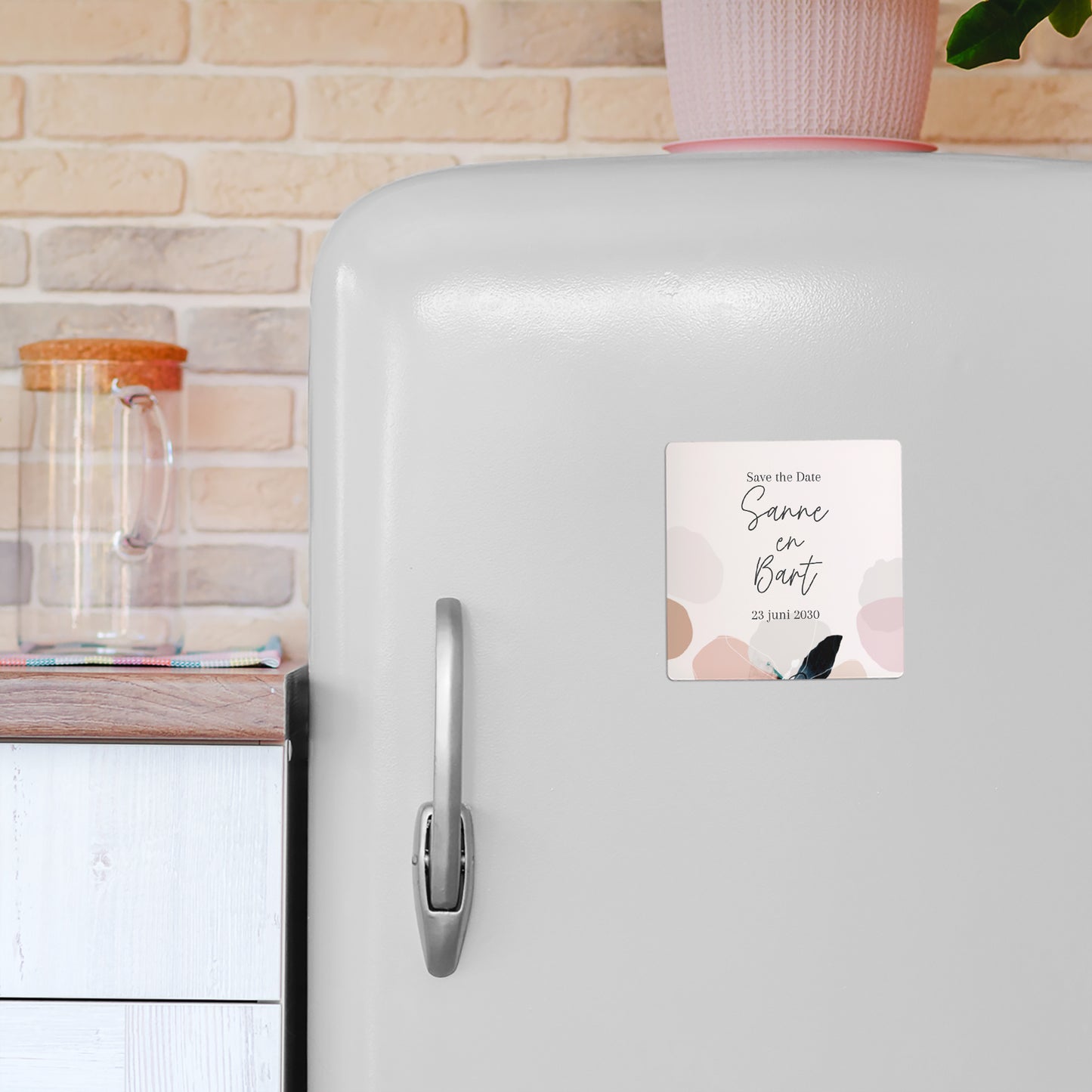 Save the date kaart Huwelijk Set van 9, magnetisch. foto N° 4