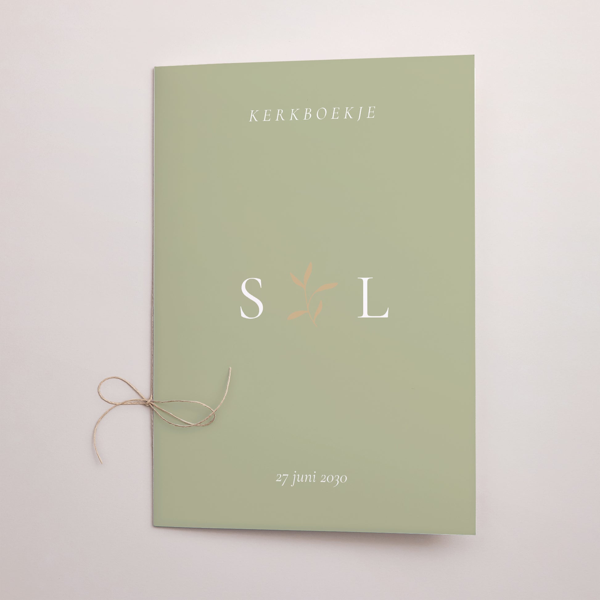 Kerkboekje Huwelijk Dubbele deur Romantische draad III foto N° 1