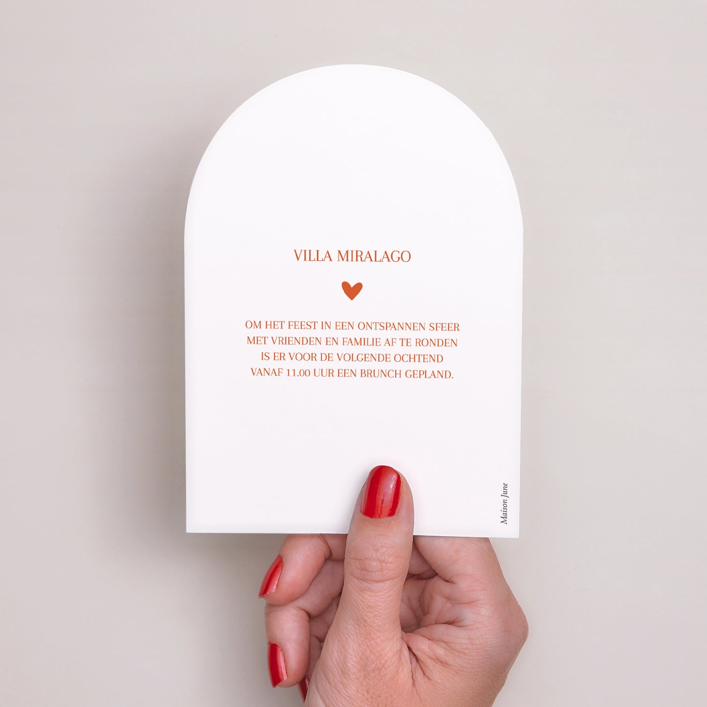 Uitnodigingen Huwelijk Kleine boog Altijd liefde foto N° 3