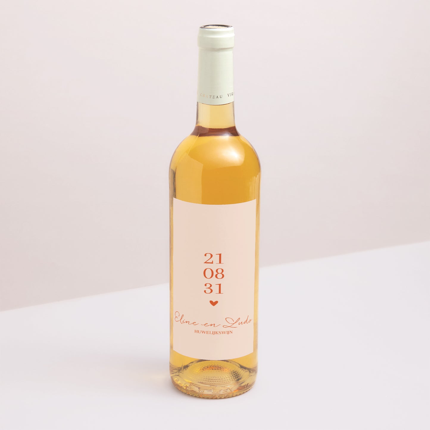 Flesetiket Huwelijk Portret Altijd liefde foto N° 1