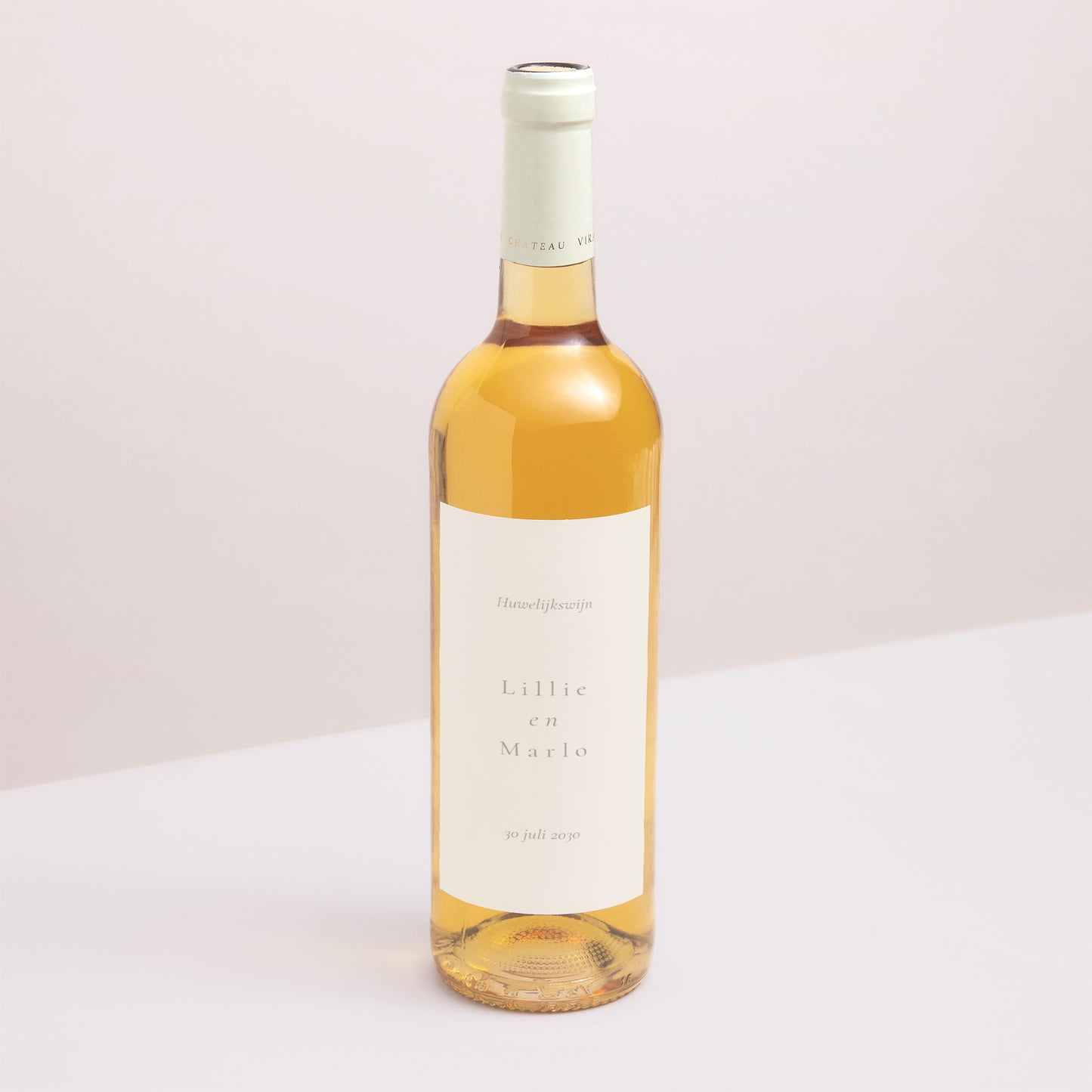 Flesetiket Huwelijk Portret foto N° 1