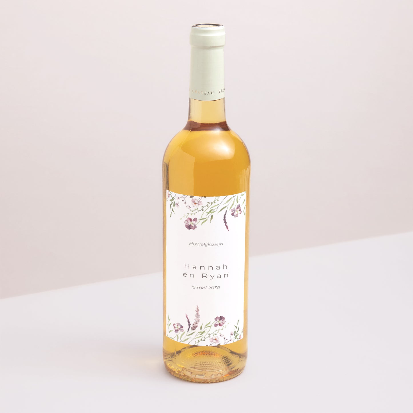 Flesetiket Huwelijk Portret foto N° 1