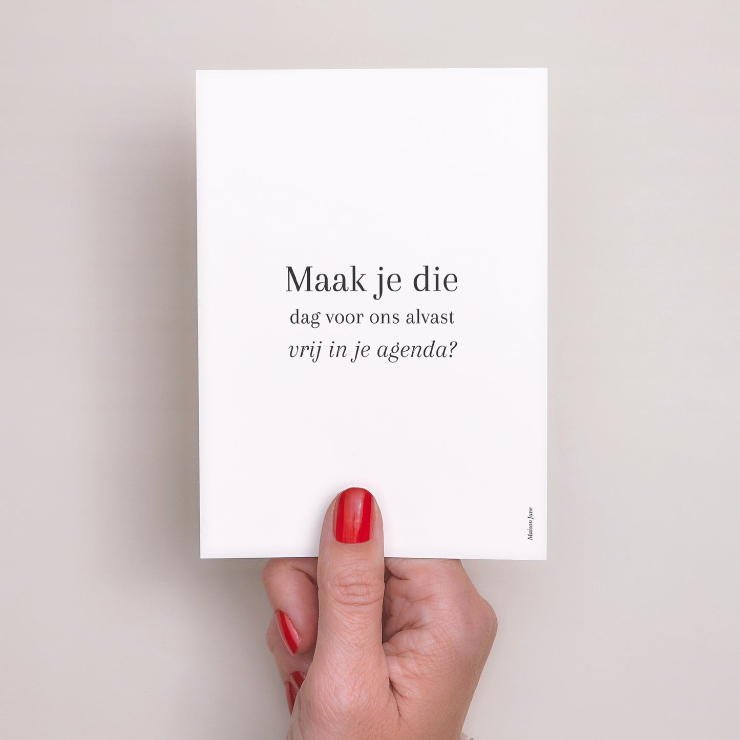 Save the date kaart Huwelijk Portret foto N° 3
