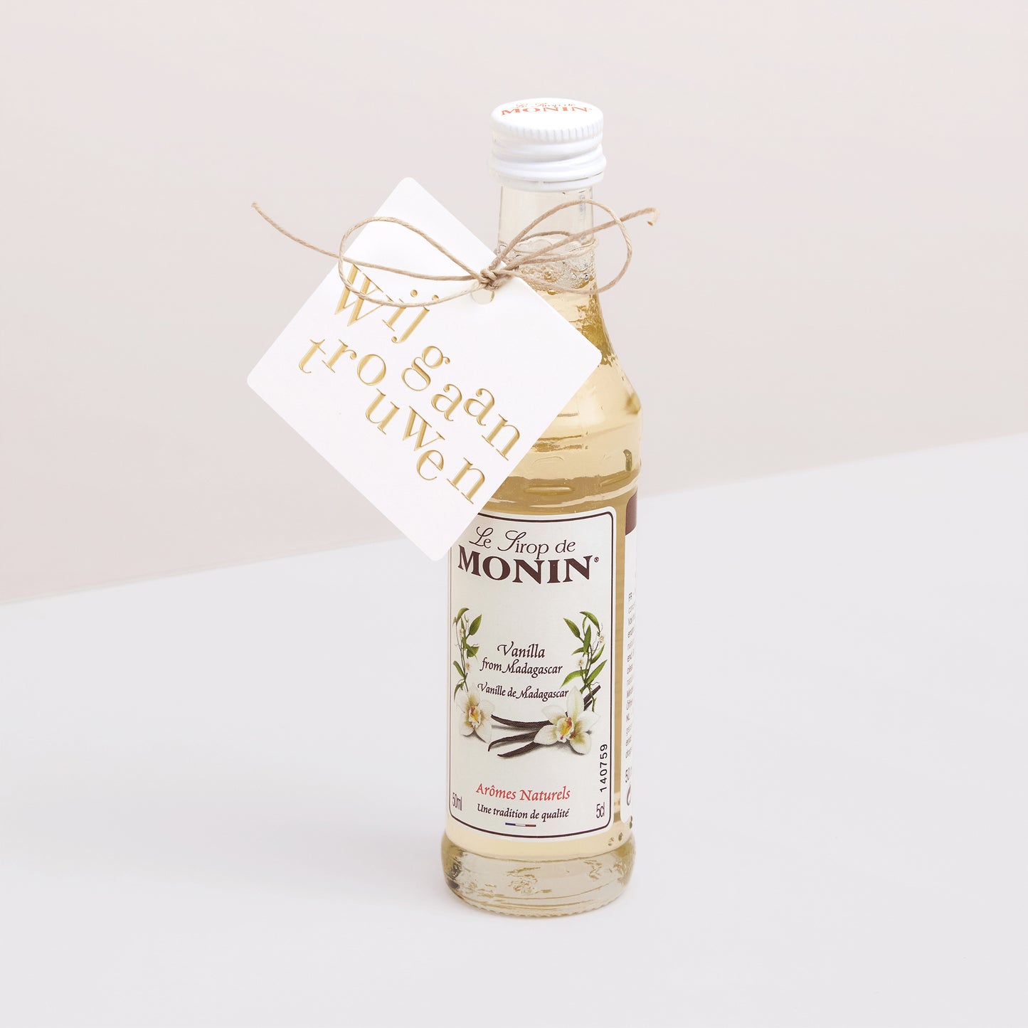 Cadeaulabel Huwelijk Vierkant We trouwen II foto N° 3