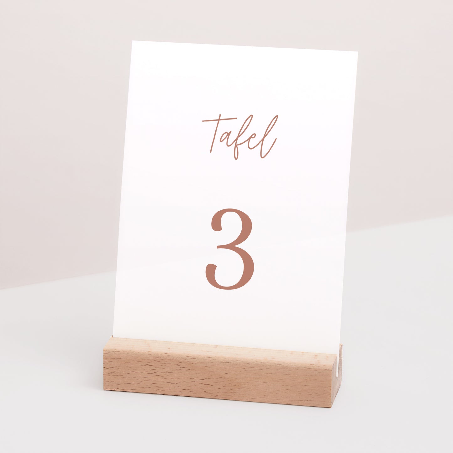 Tafelnummers Huwelijk Rechthoek Eenvoudig foto N° 3
