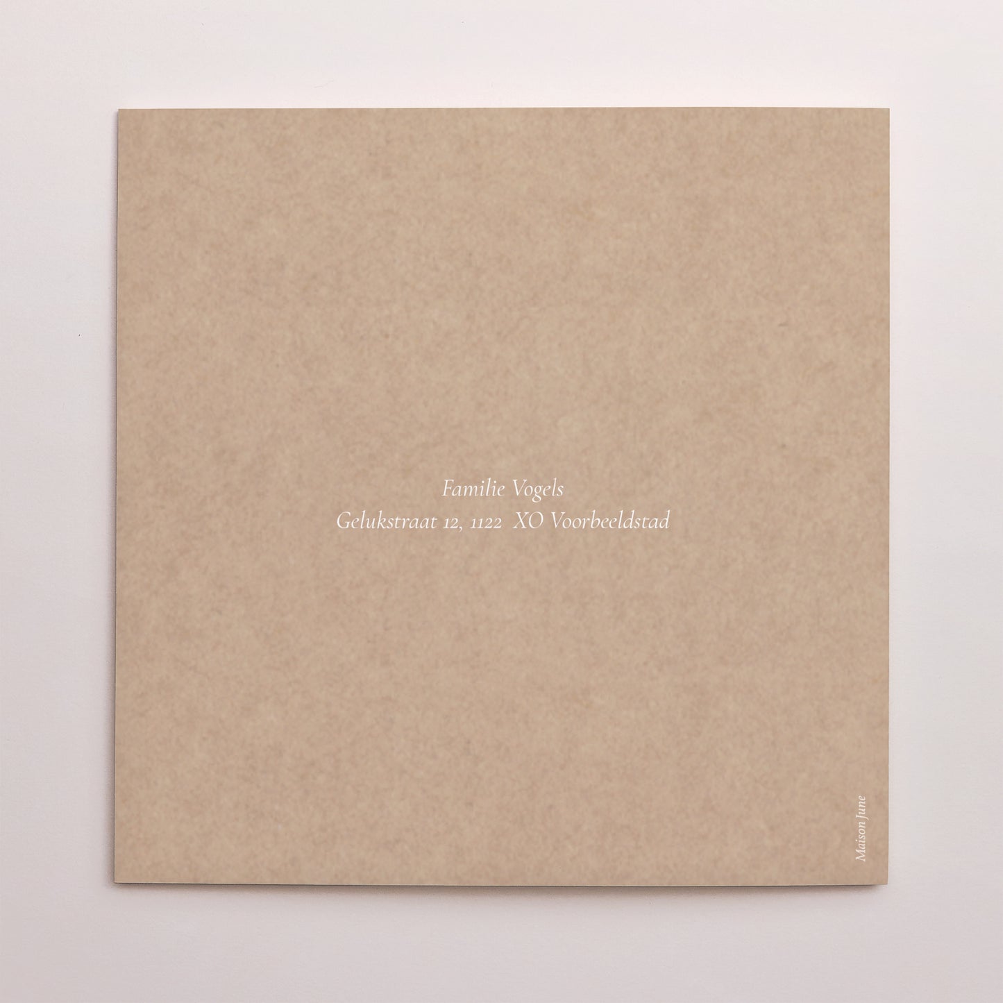 Uitnodigingskaart Doop Dubbele vierkante vouw Kind van God foto N° 3