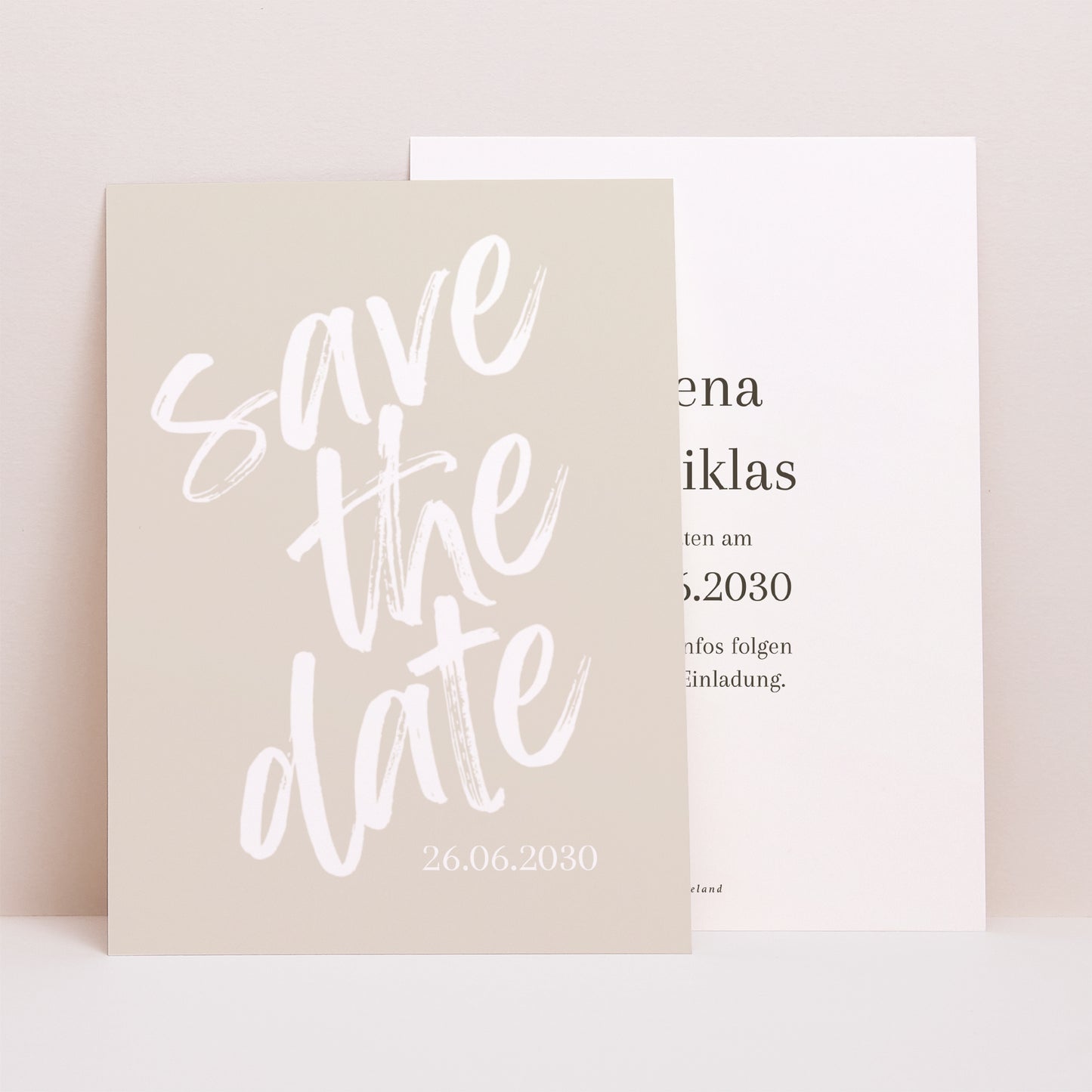 Save the date kaart Huwelijk Portret Zeg ja tegen mij foto N° 1
