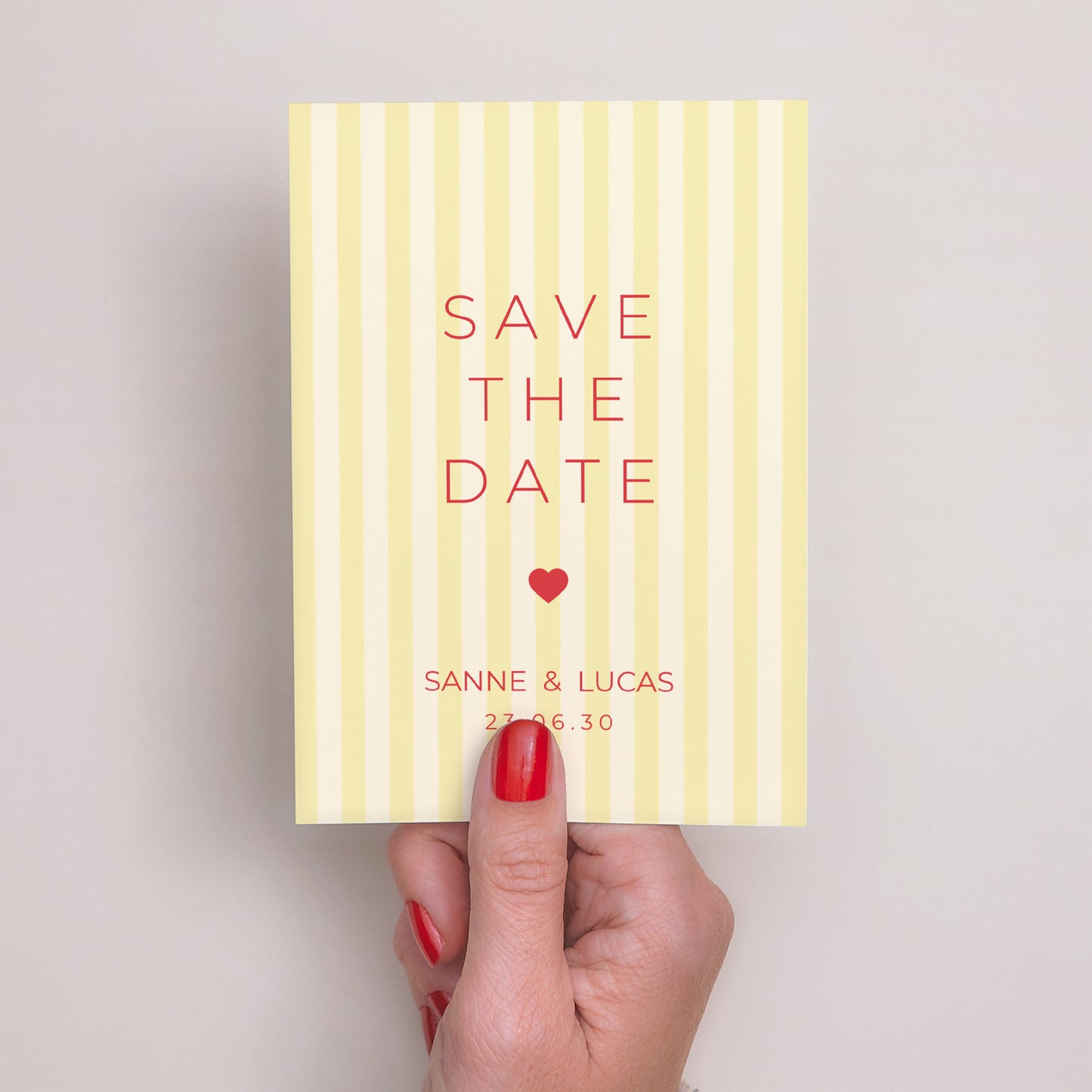 Save the date kaart Huwelijk Portret Gele zonneschijn foto N° 2
