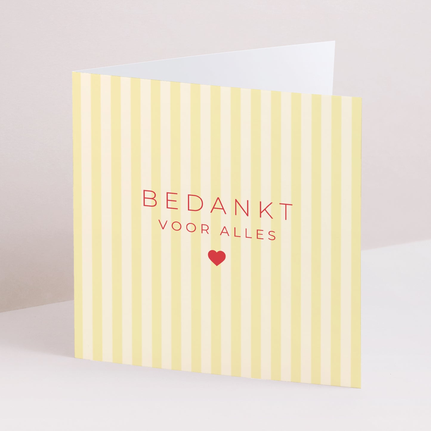 Bedankkaart Huwelijk Dubbele vierkante vouw Gele zonneschijn foto N° 1