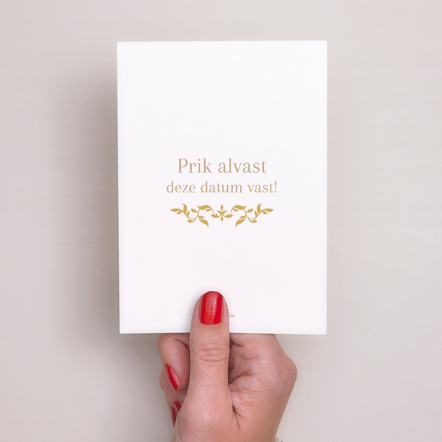 Save the date kaart Huwelijk Portret foto N° 3