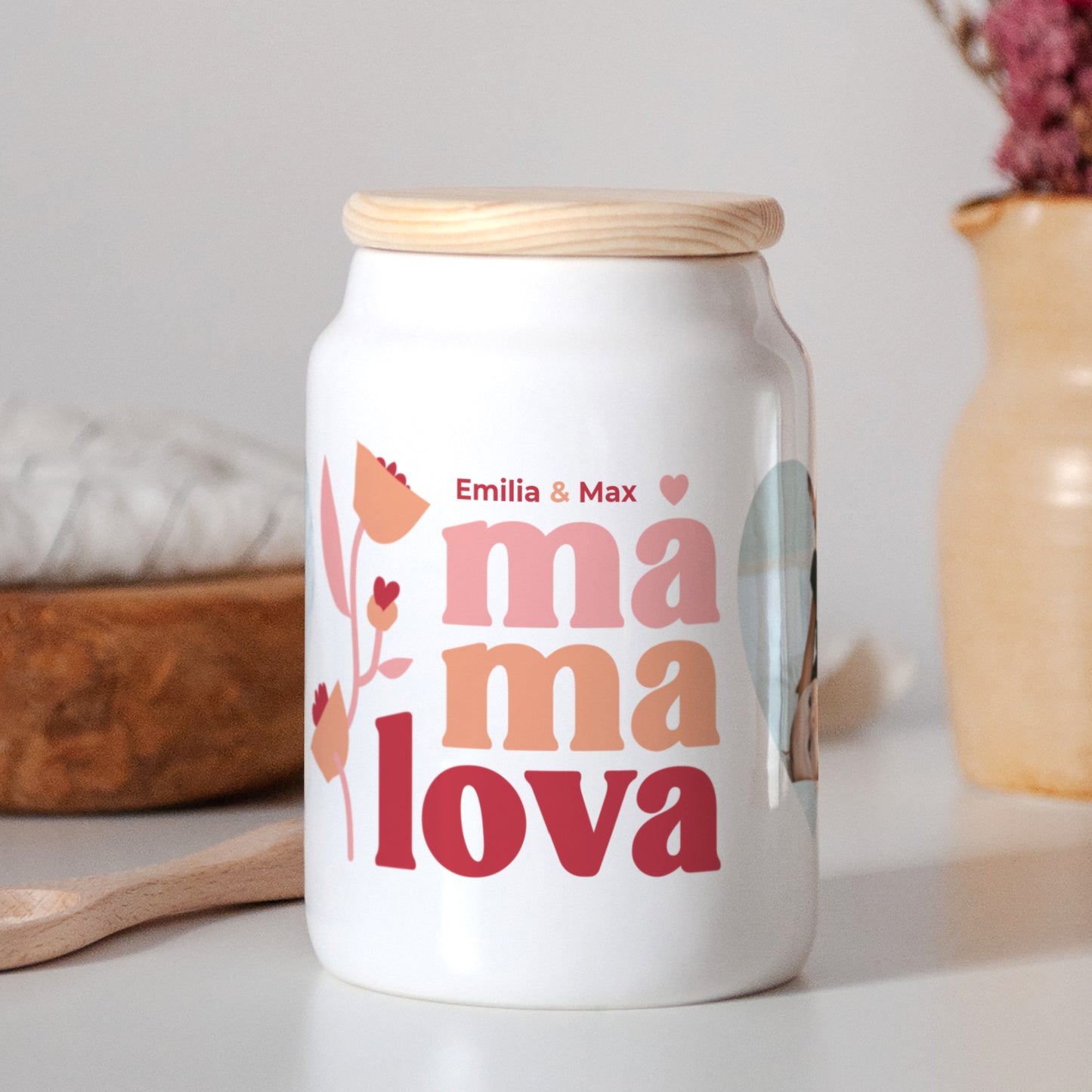 Keramiek pot Objecten 65 cl Mama lova II foto N° 2