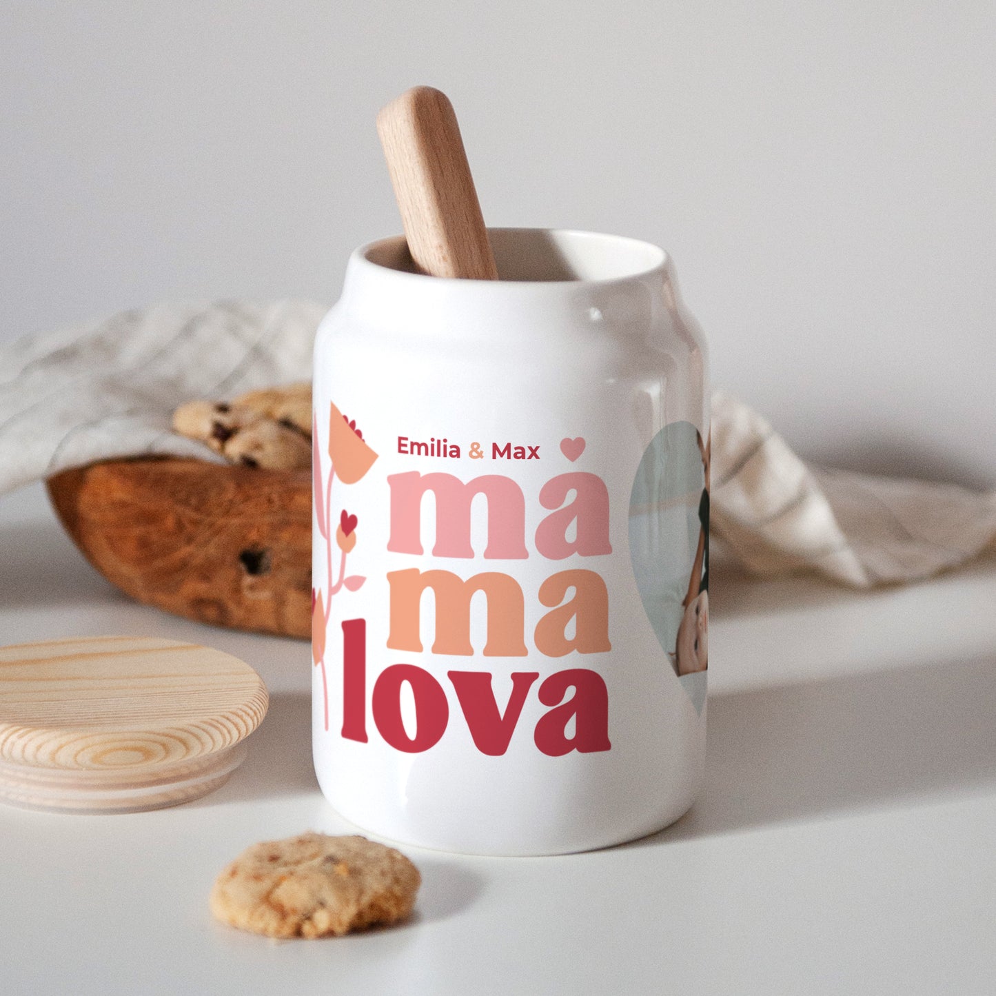 Keramiek pot Objecten 65 cl Mama lova II foto N° 3