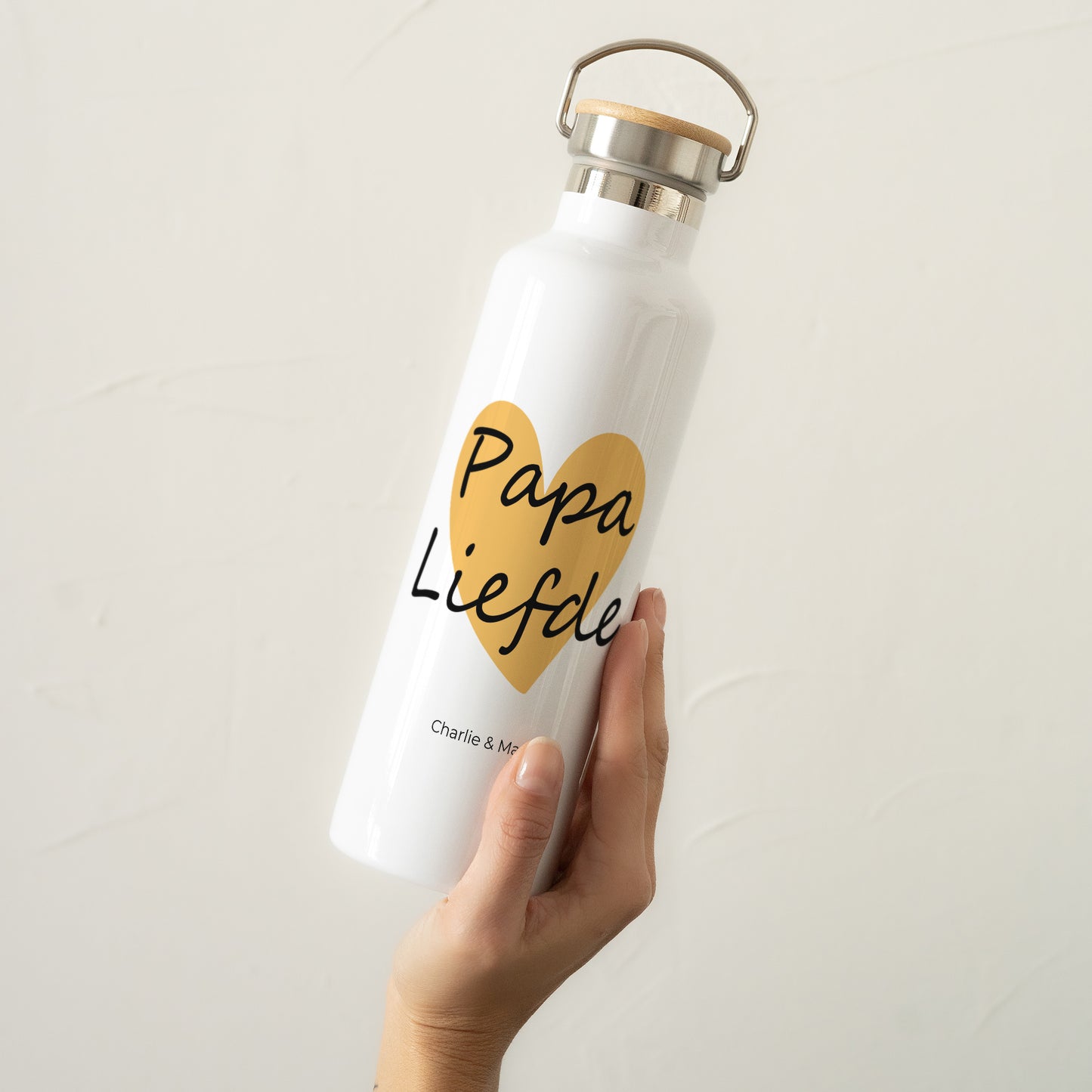 Drinkfles Objecten 75 cl Papa van liefde III foto N° 2