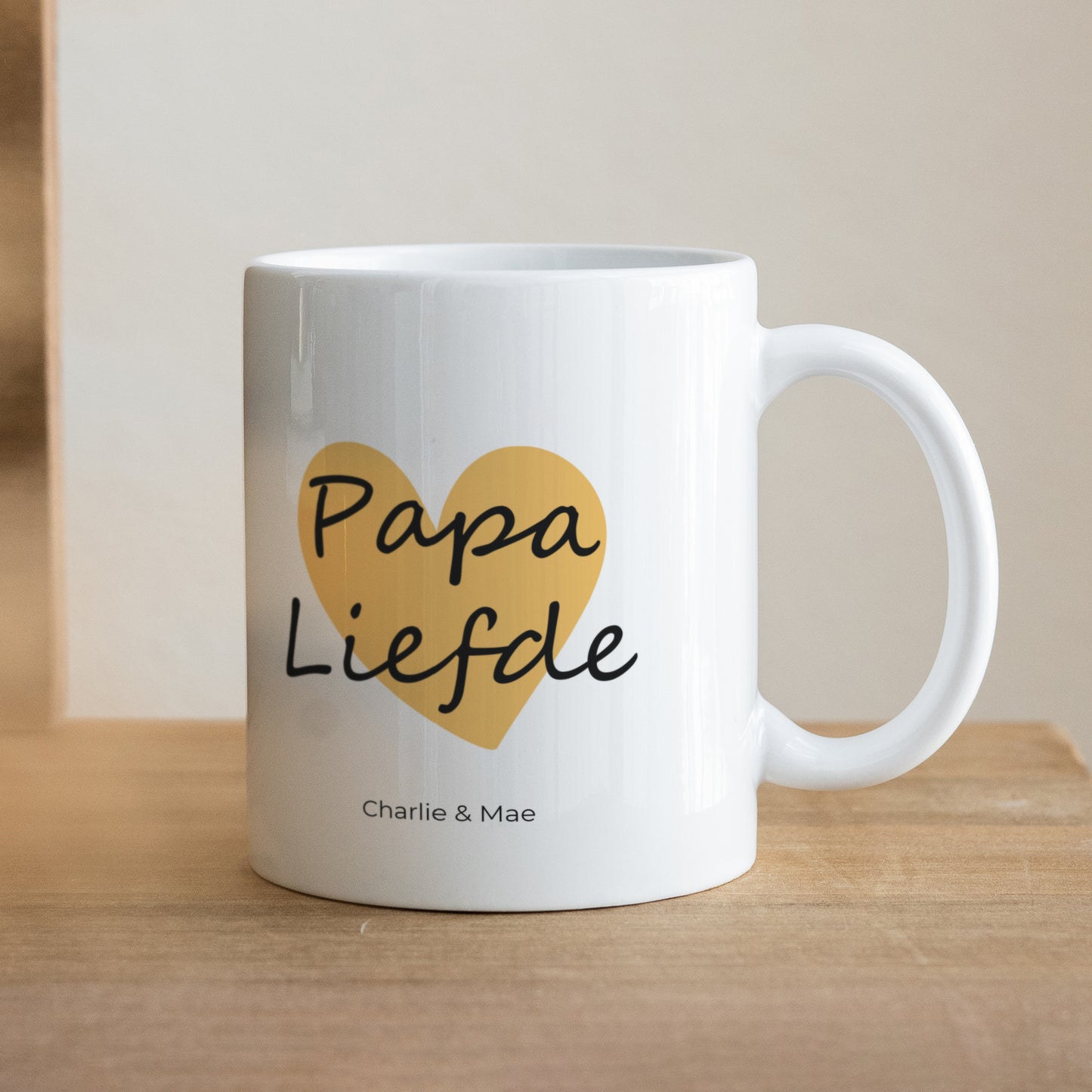 Mok Objecten Wit Papa van liefde III foto N° 1