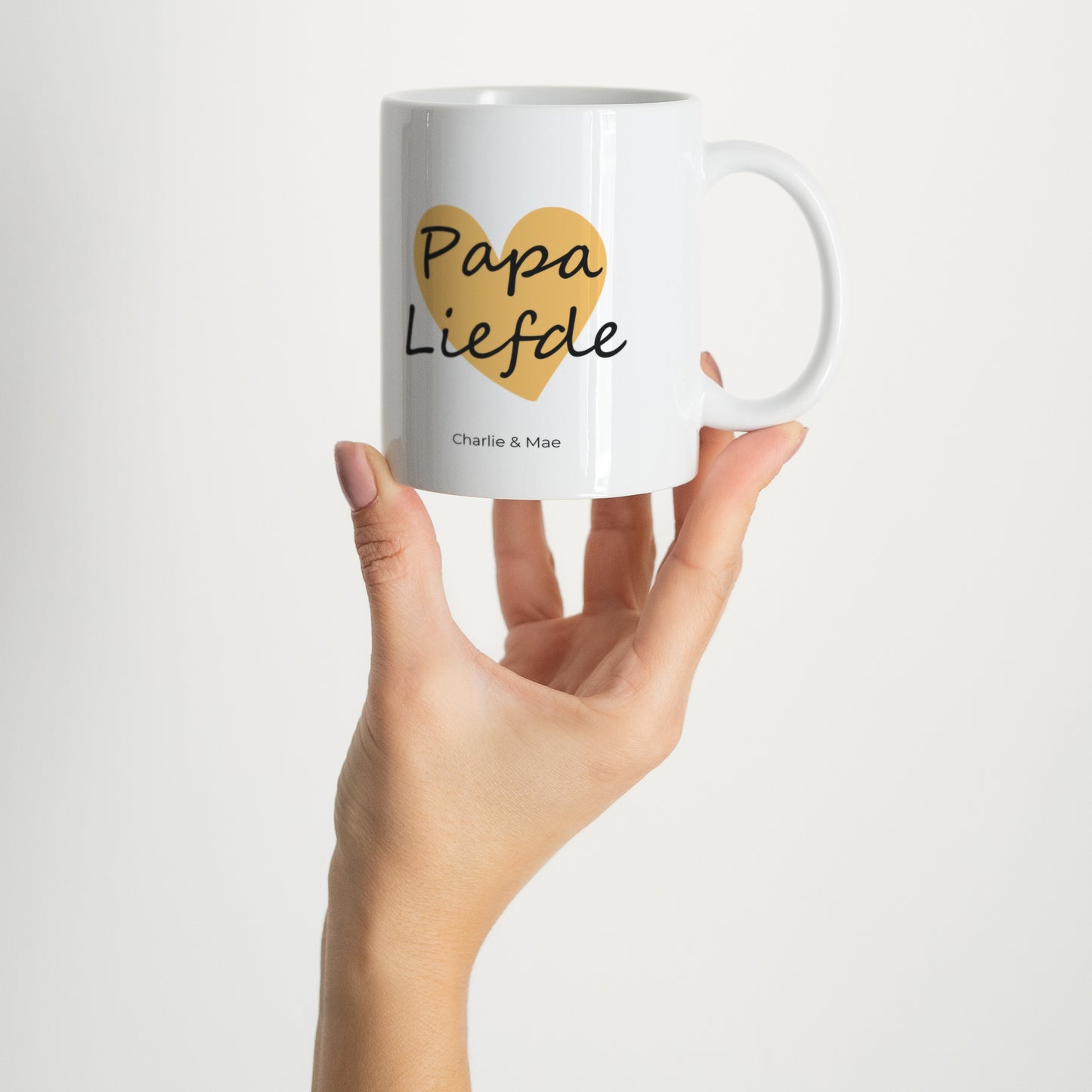 Mok Objecten Wit Papa van liefde III foto N° 2