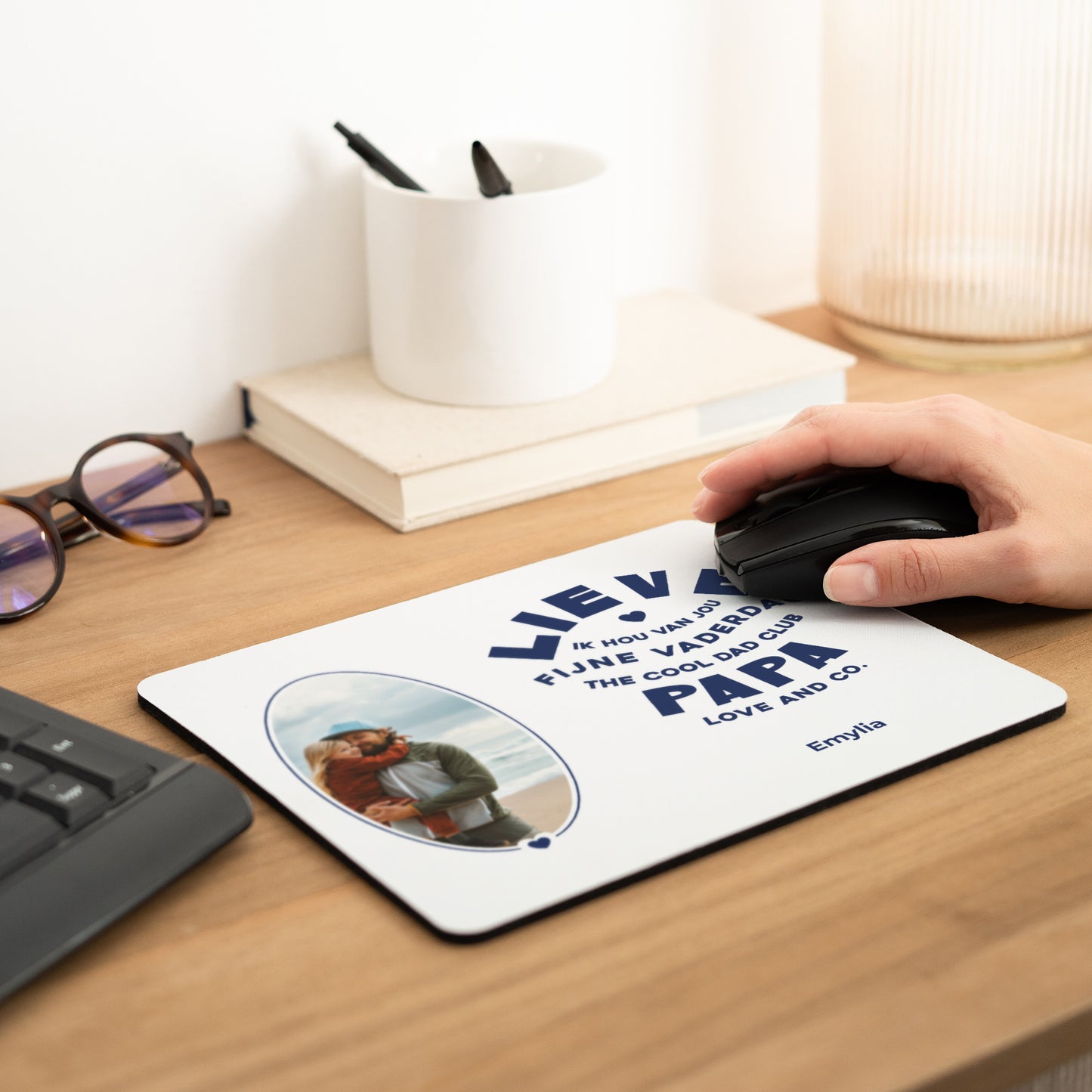 Muismat Objecten Rechthoek Held van de liefde foto N° 2