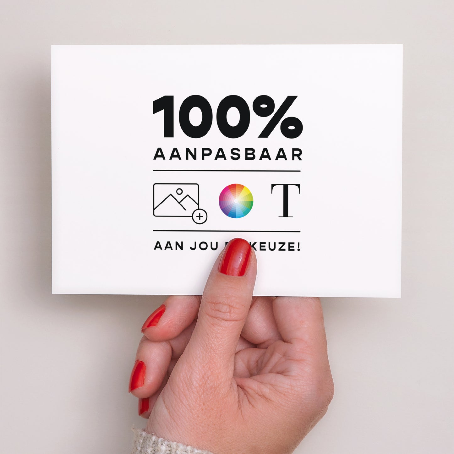 Uitnodigingskaart Geboorte Landschap Doe het zelf V foto N° 3