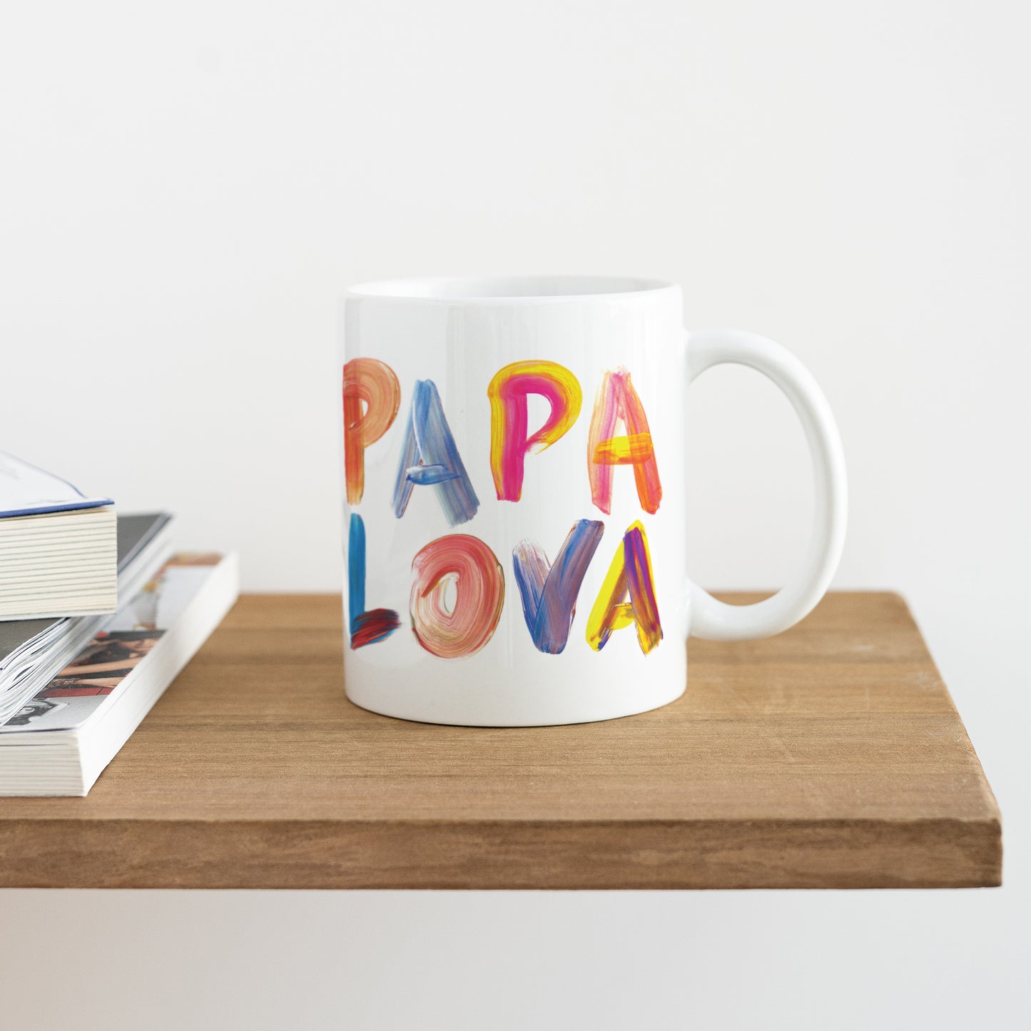 Mok Objecten Wit PAPA LOVA KLEUREN foto N° 4