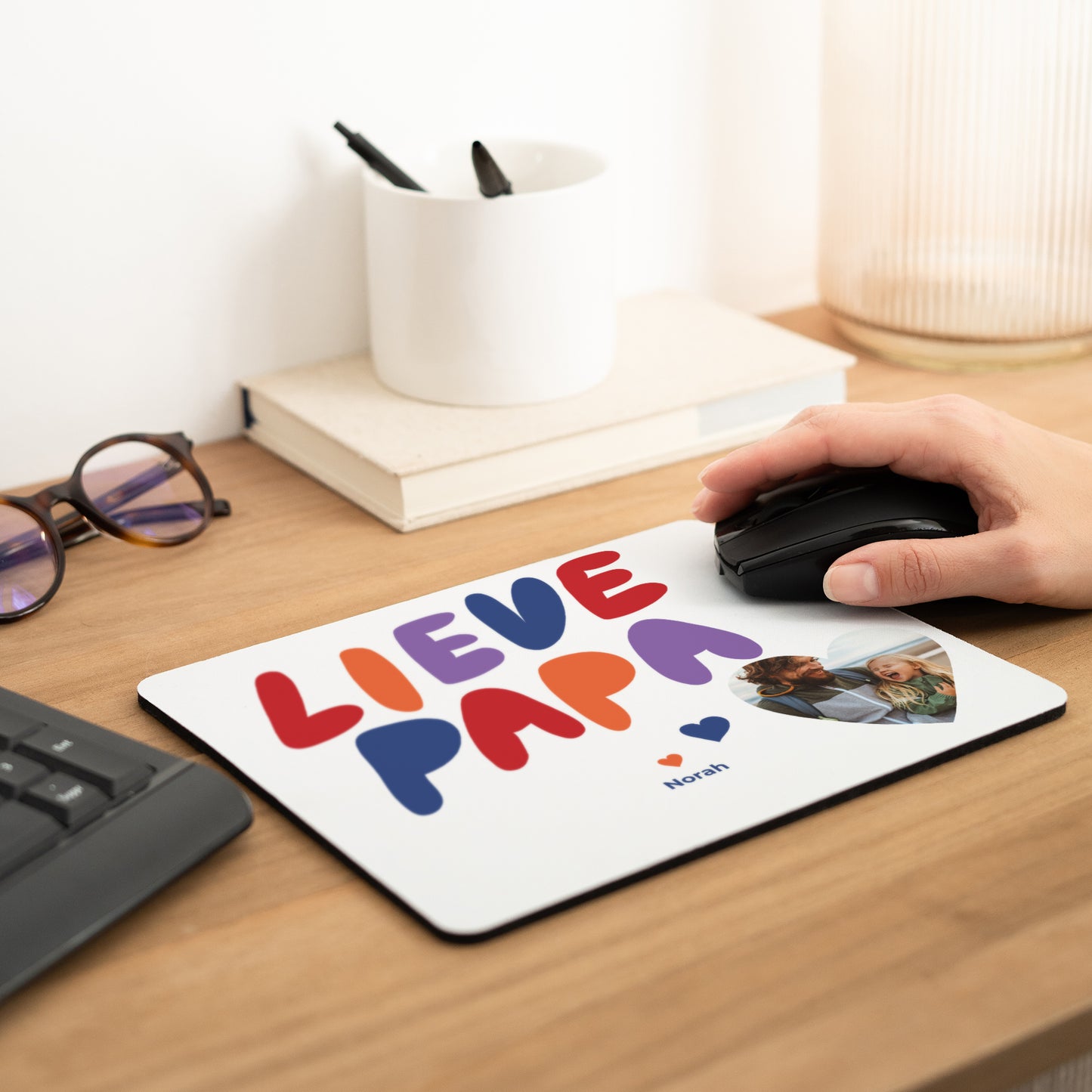 Muismat Objecten Rechthoek Liefde kleuren foto N° 2