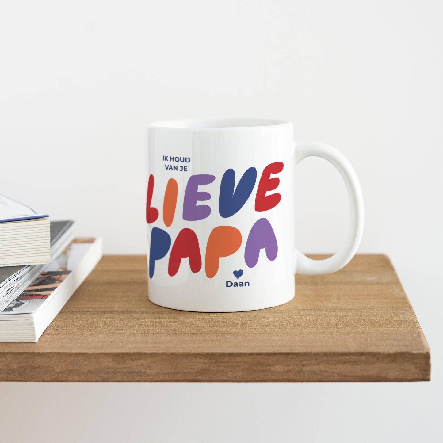 Mok Objecten Wit Liefde kleuren foto N° 4