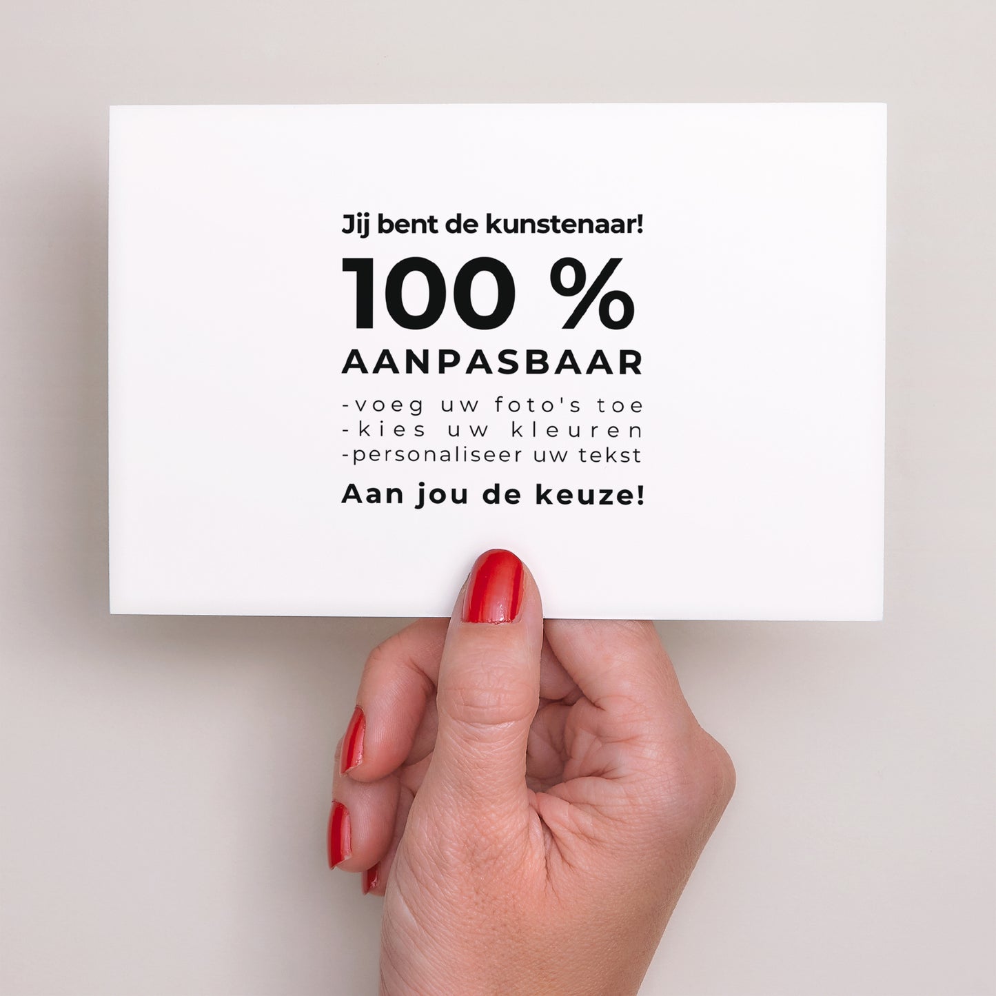 Uitnodigingskaart Huwelijk Landschap Doe het zelf VI 8 foto N° 3