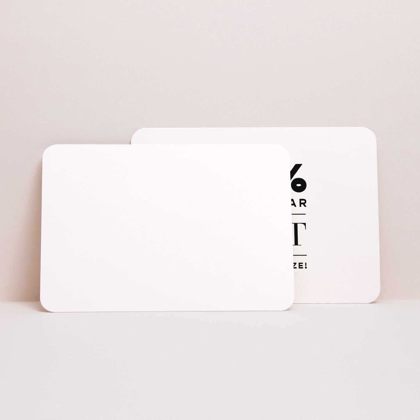 Uitnodigingskaart Huwelijk Landschap, afgeronde randen Doe het zelf VI foto N° 3