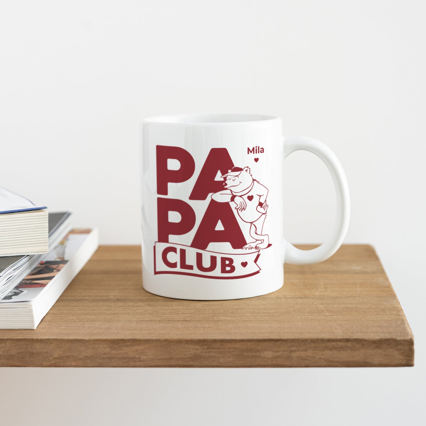 Mok Objecten Wit Bear Club foto N° 4