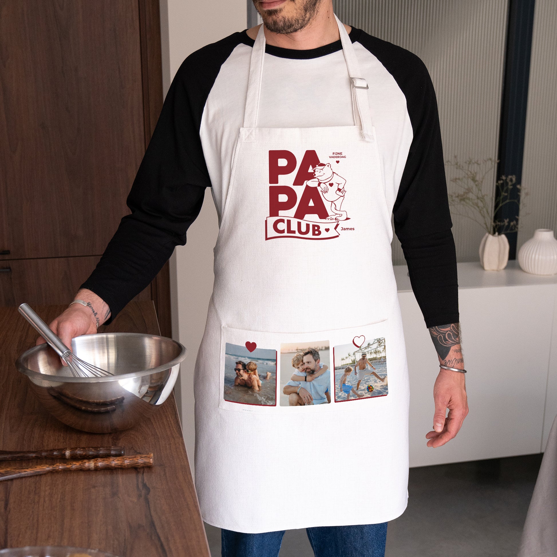 Schort Objecten Natuurlijk beige Bear Club foto N° 1