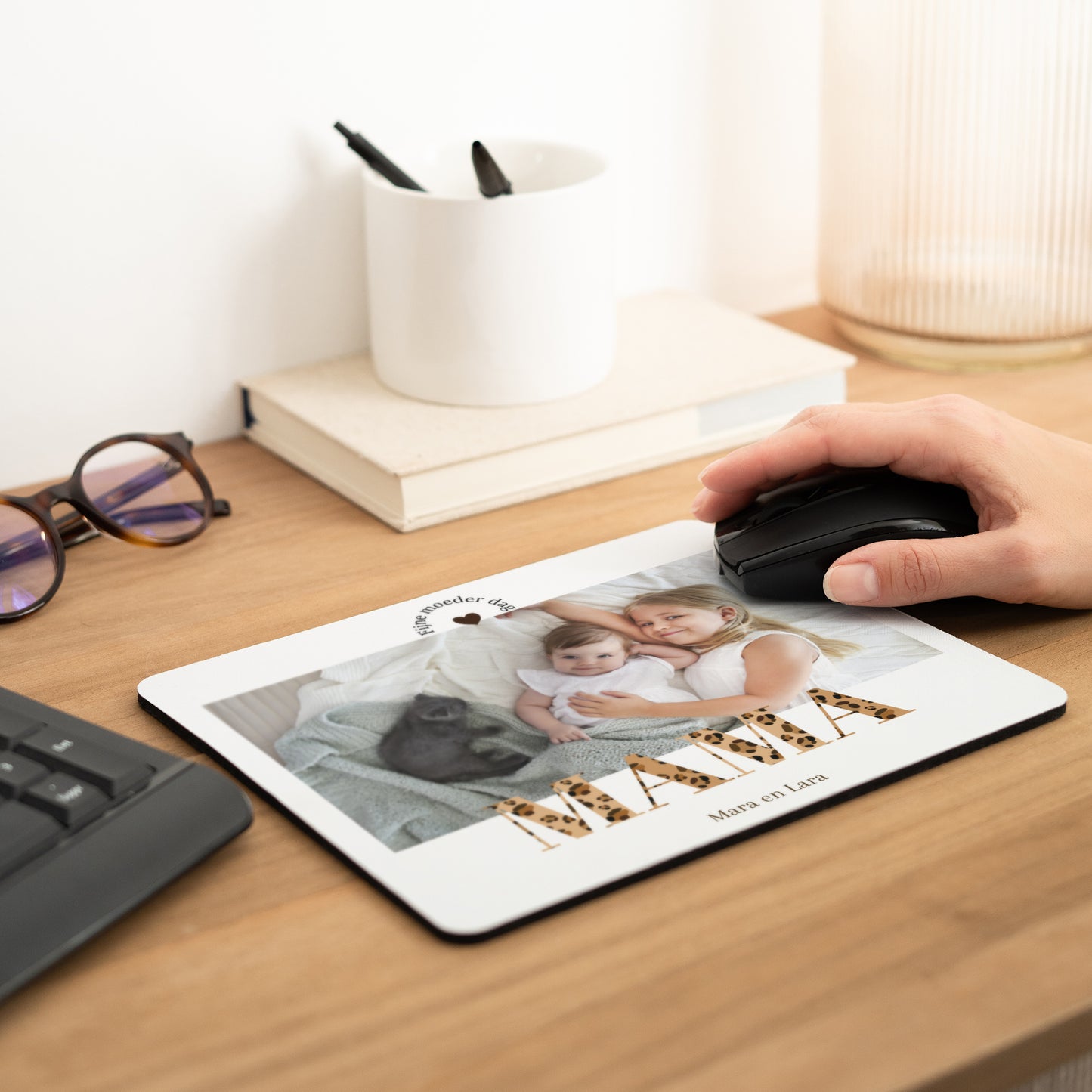 Muismat Objecten Rechthoek Happy Mother's DayGelukkige Moederdag foto N° 2