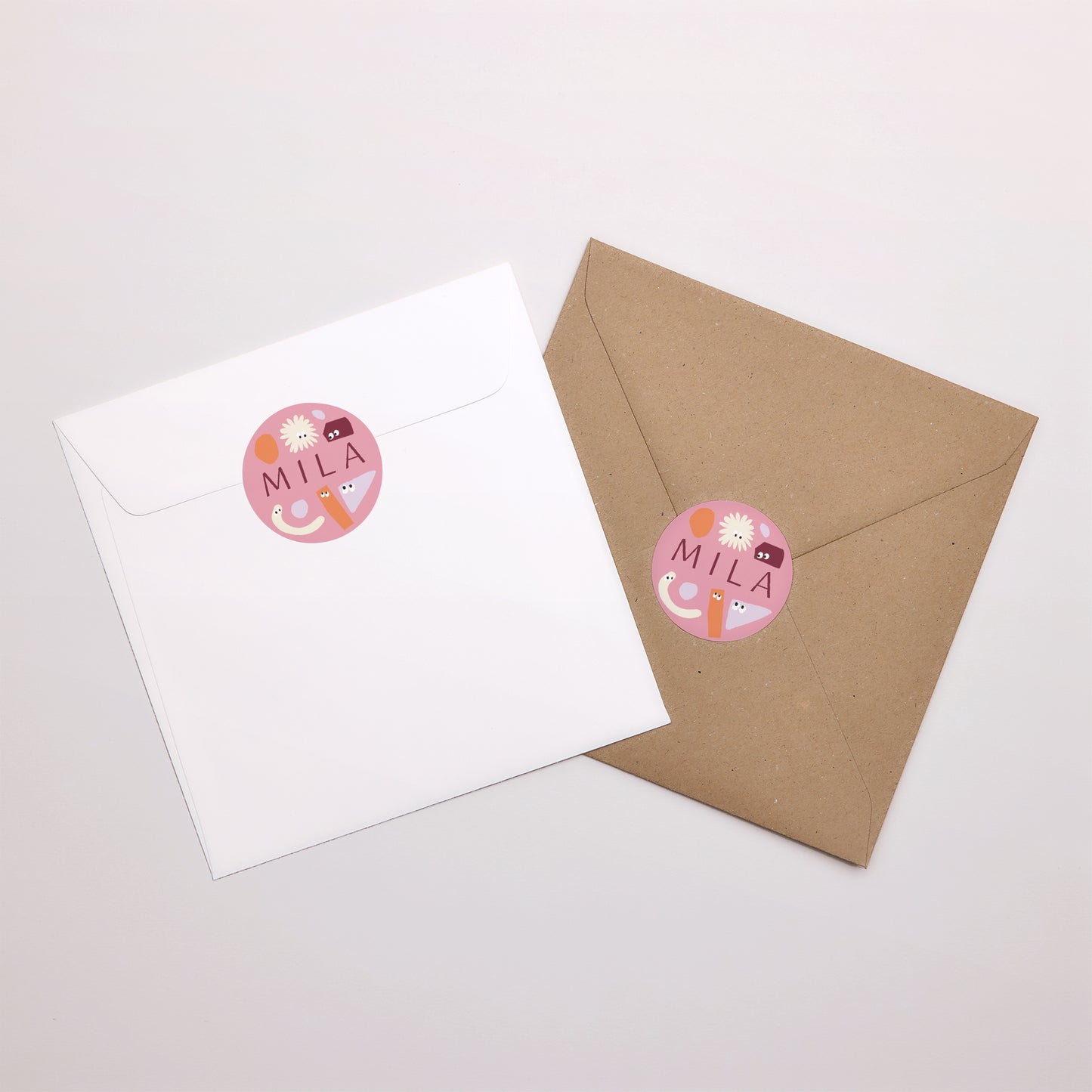 Sticker Geboorte Cirkel De roze gekken foto N° 3