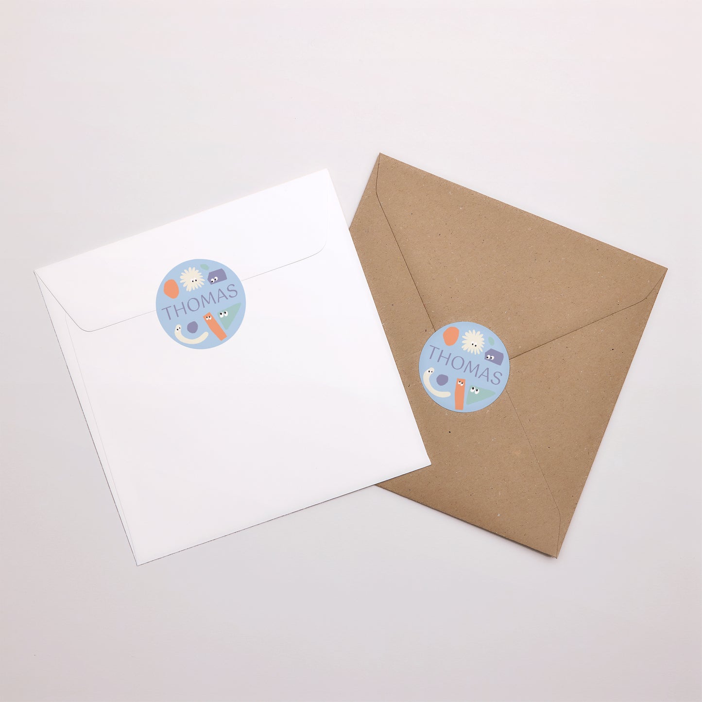 Sticker Geboorte Cirkel De blauwe gekken foto N° 3