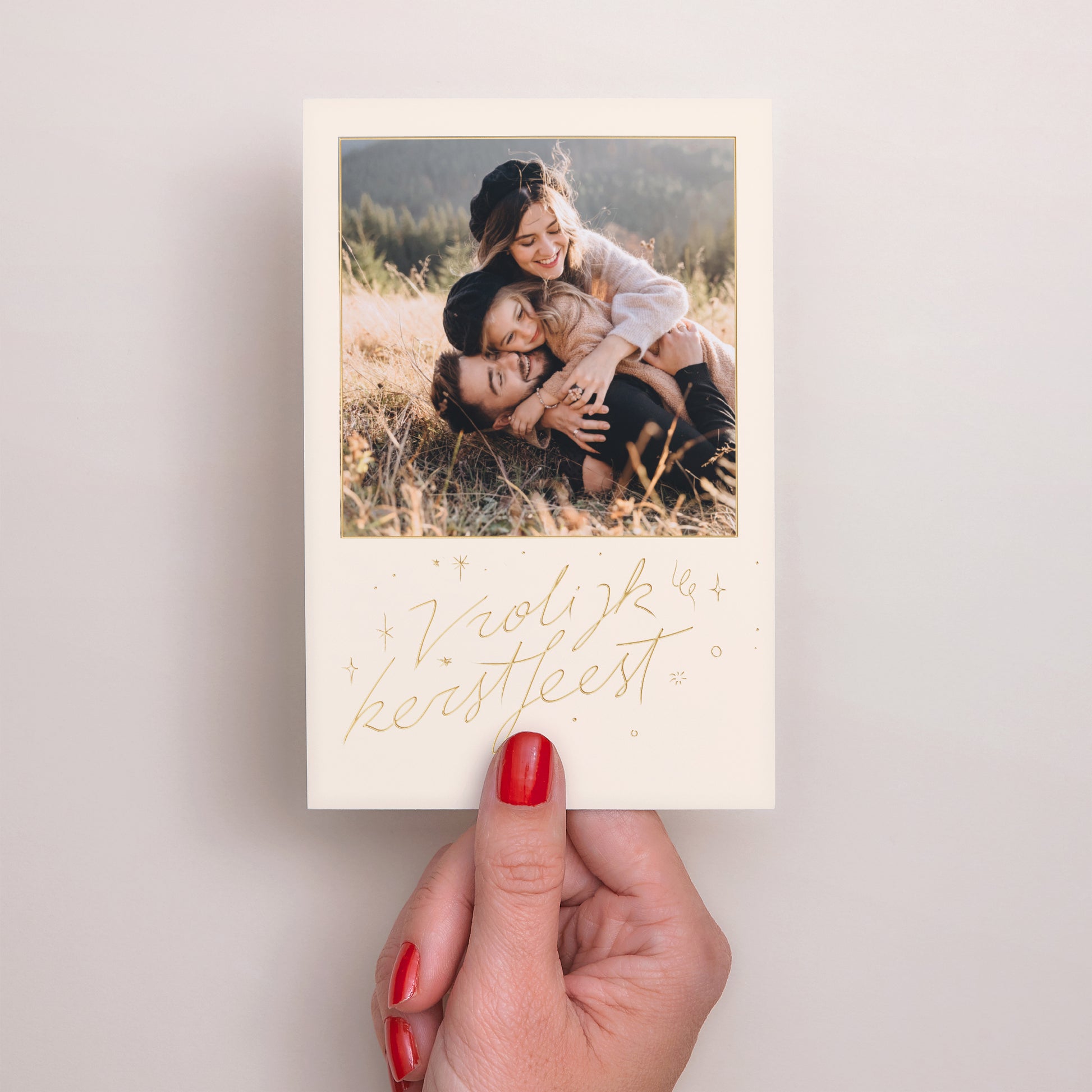 Kerstkaart Eindejaar Portret Kerst schitterend foto N° 2