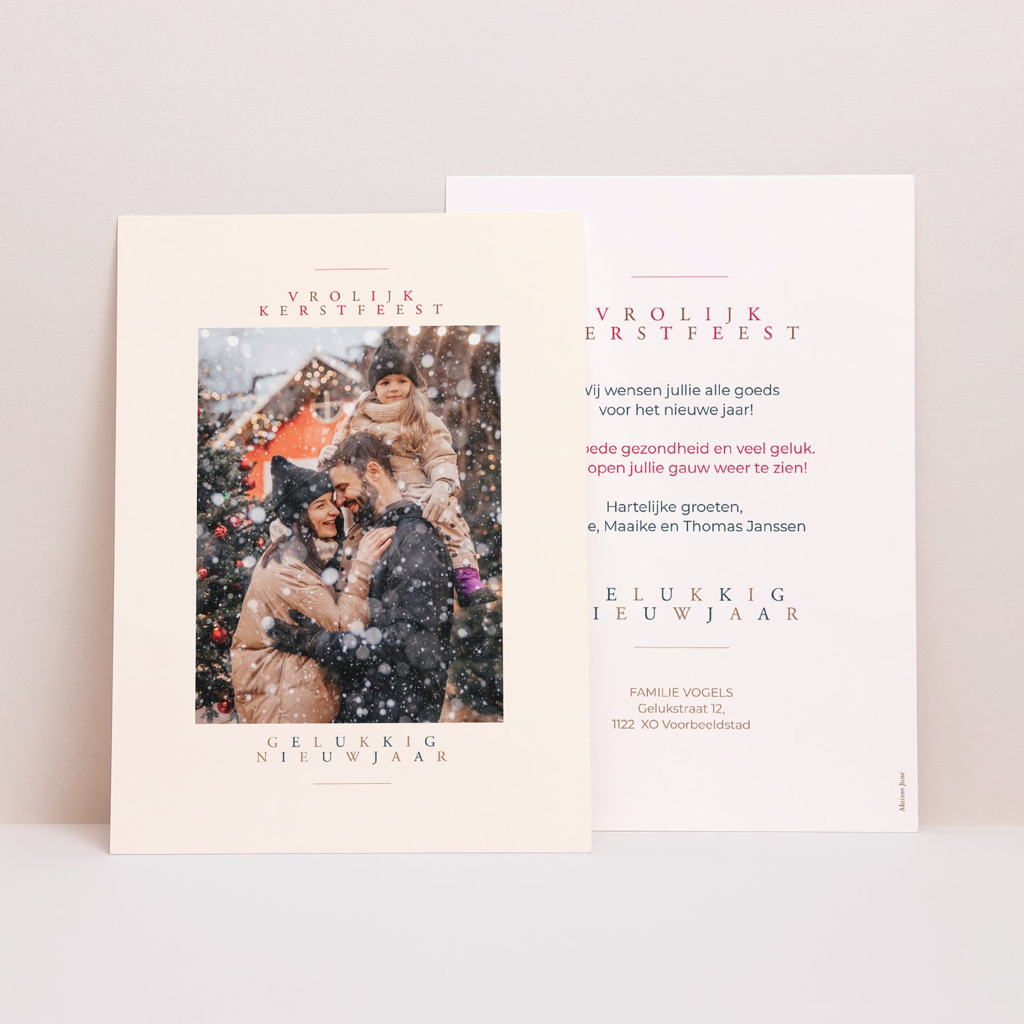 Kerstkaart Eindejaar foto N° 1