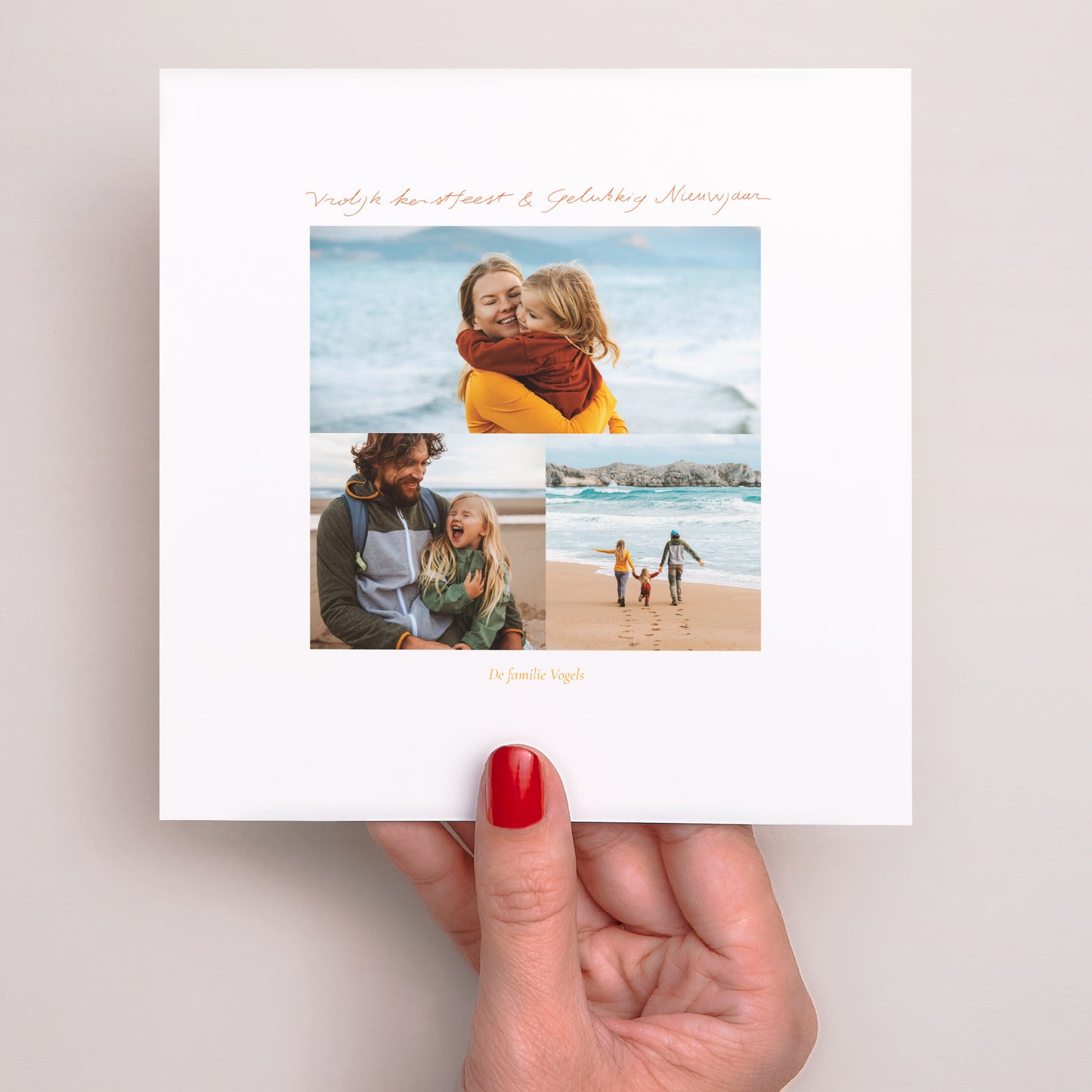 Kerstkaart Eindejaar Eenvoudig vierkant DenverAntwoord: Denver foto N° 2