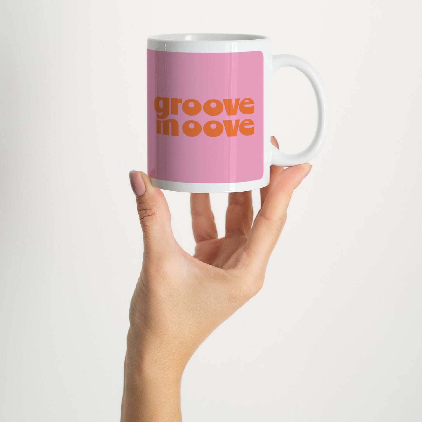 Mok Objecten Wit Groove beweging foto N° 2