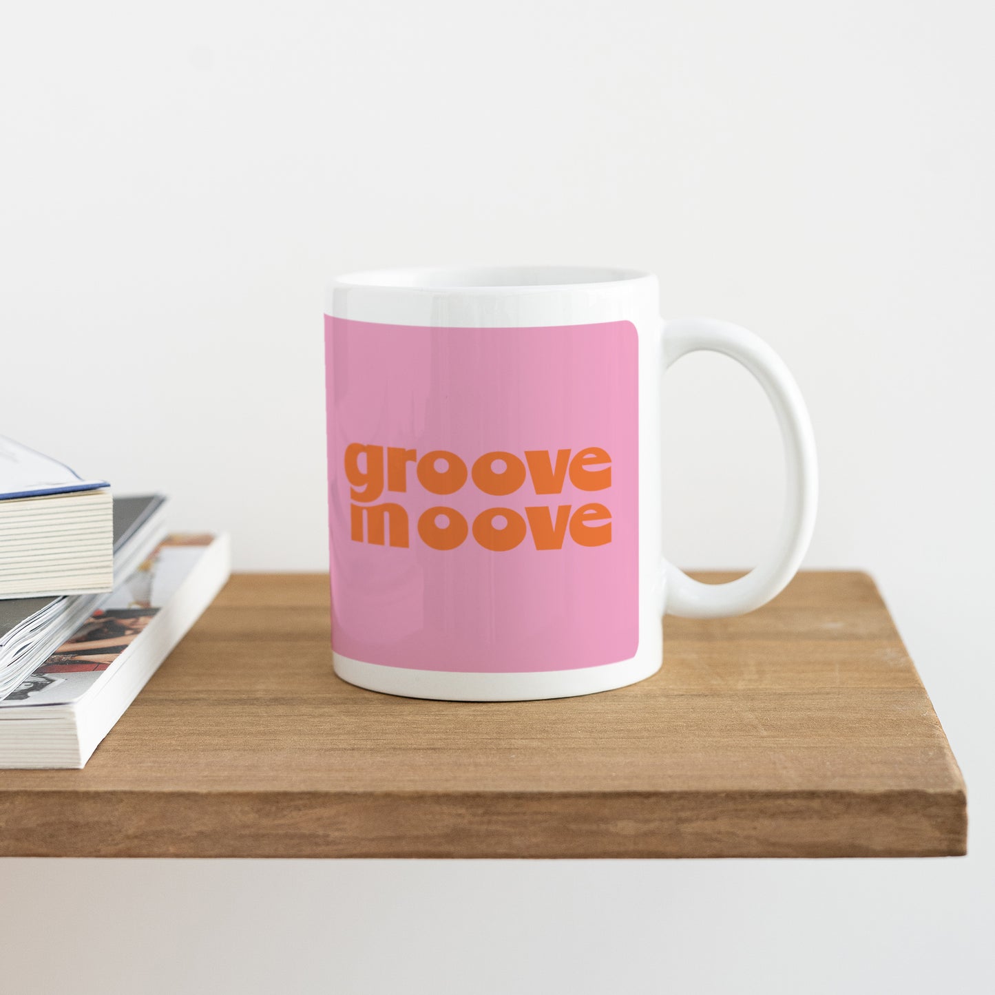 Mok Objecten Wit Groove beweging foto N° 4