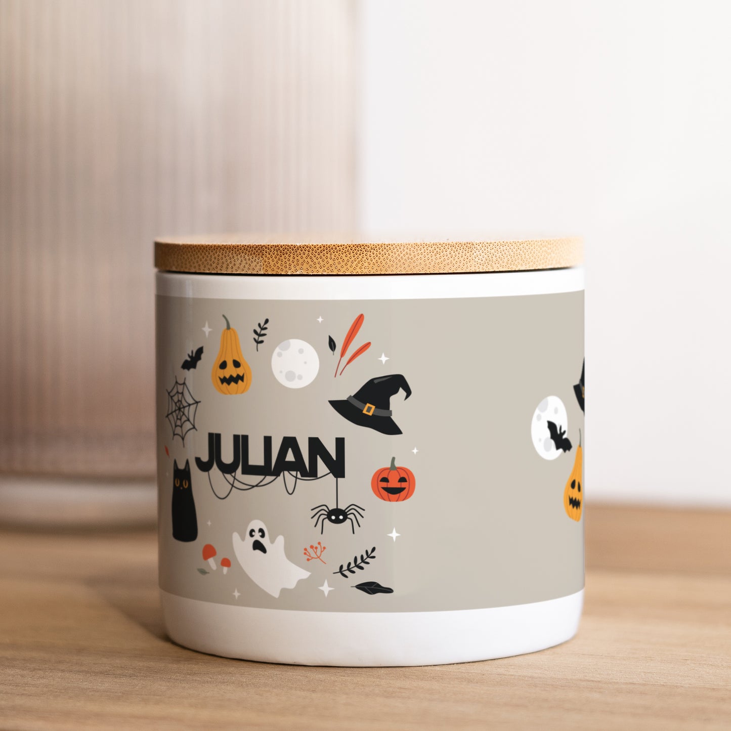 Keramiek pot Objecten 48 cl Happy Halloween foto N° 2