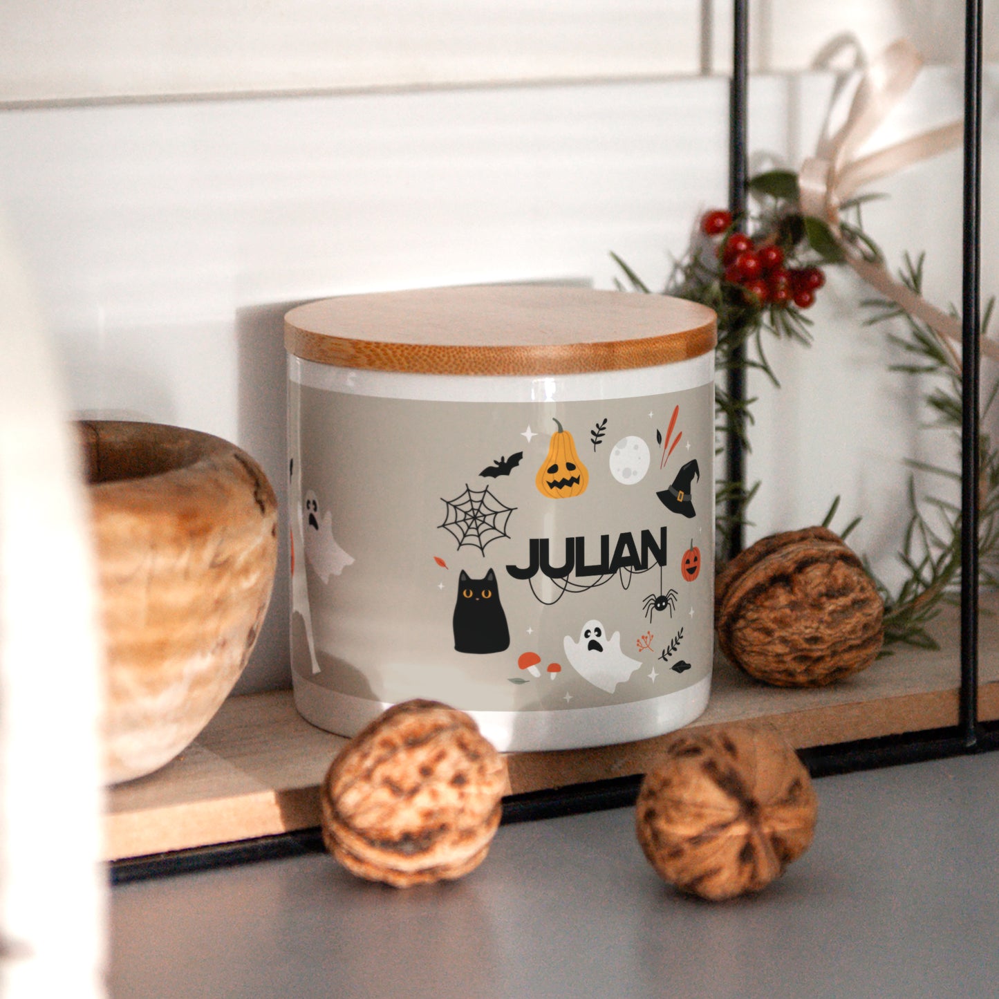 Keramiek pot Objecten 48 cl Happy Halloween foto N° 4