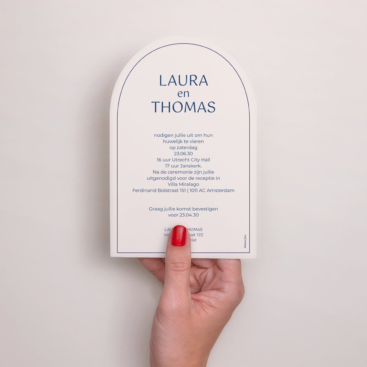 Trouwkaarten Archief Faubourg Saint-Honoré foto N° 3