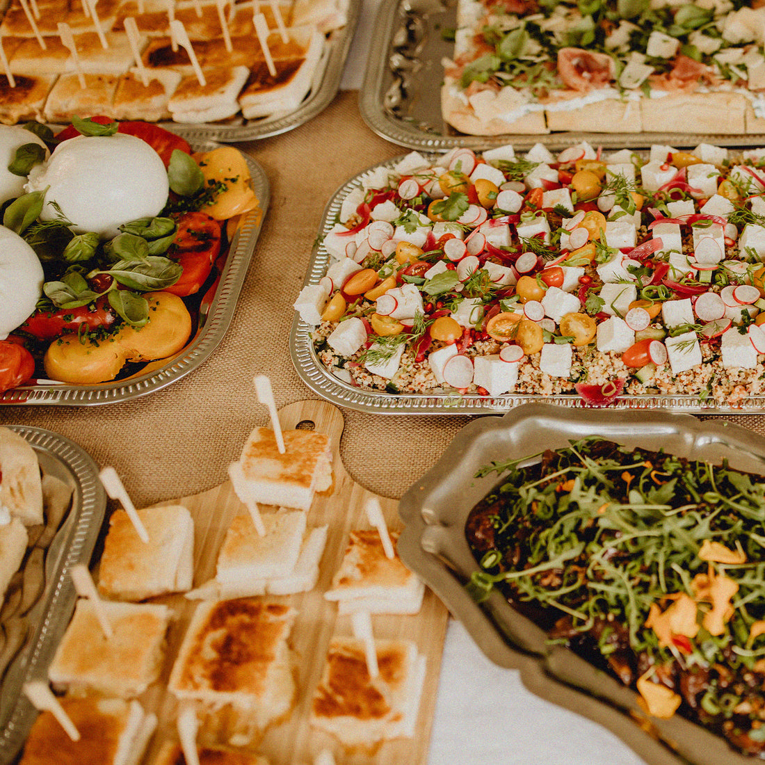 Plat préparés pour un buffet