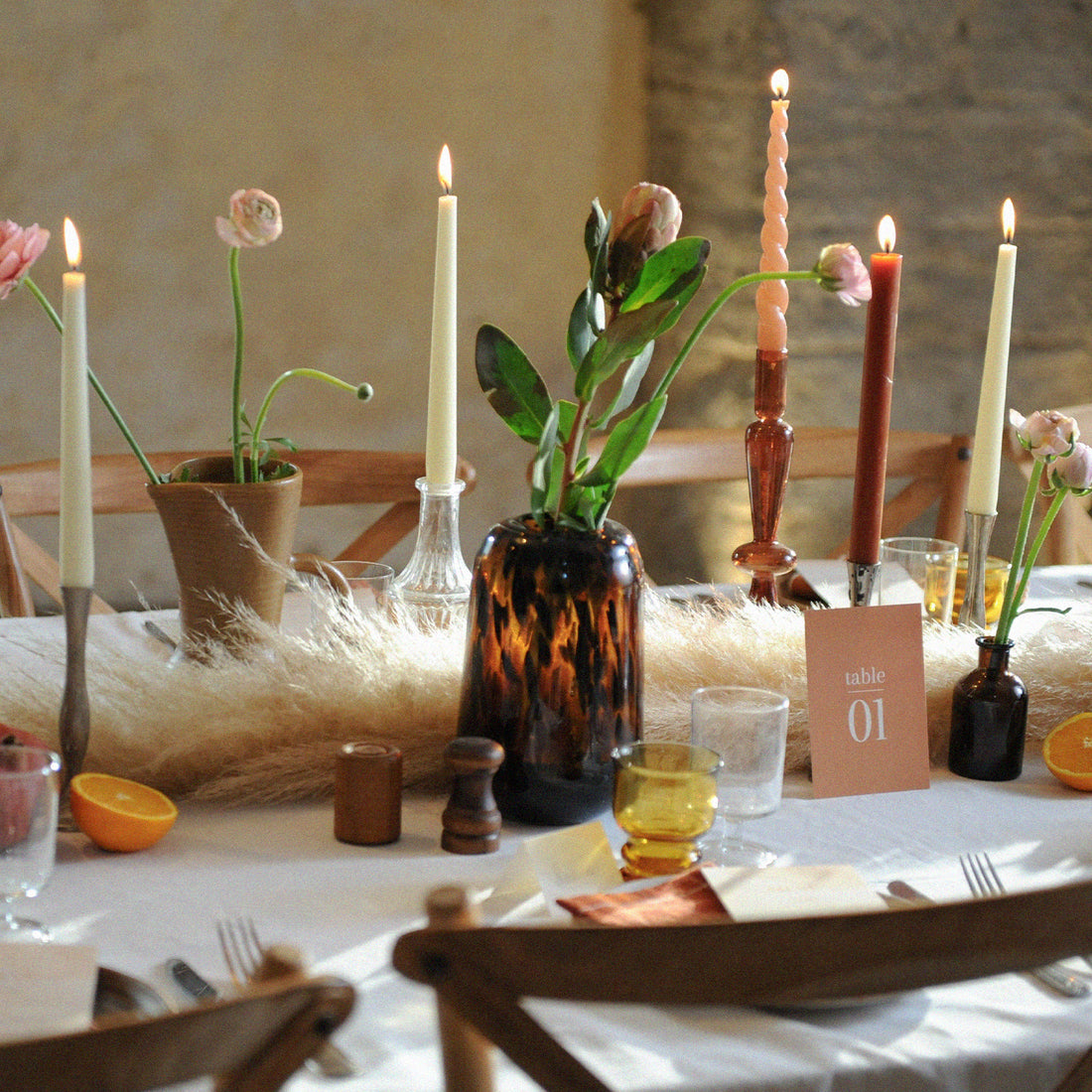 Décoration table de mariage