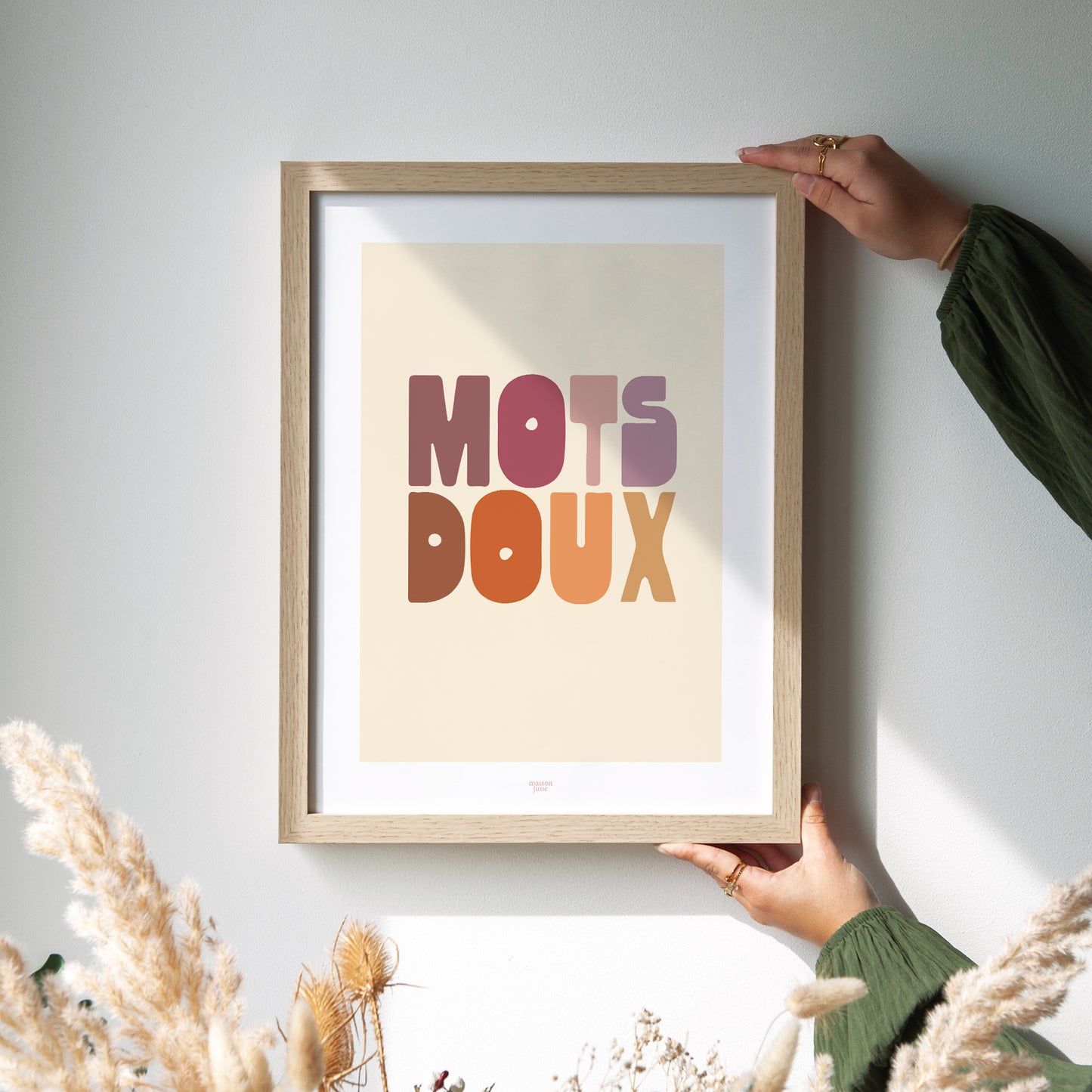 Decoratieve poster Mots Doux foto N° 1